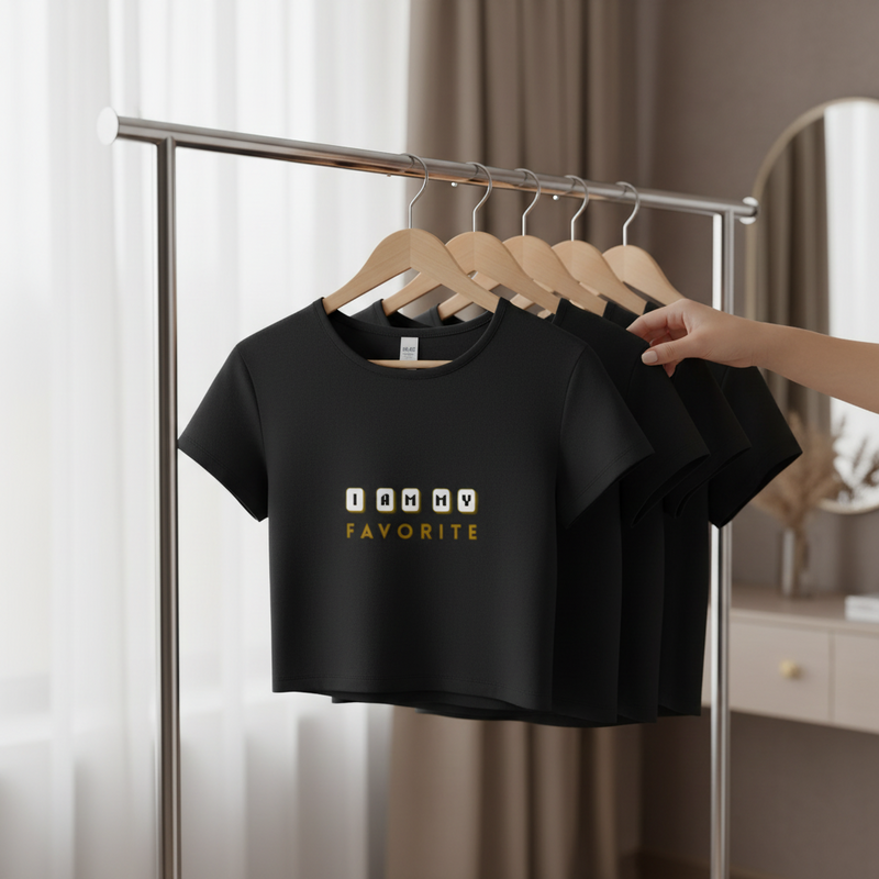 Baby Tees for Women - Cotton Stretchable GenZ Trend Crop Top