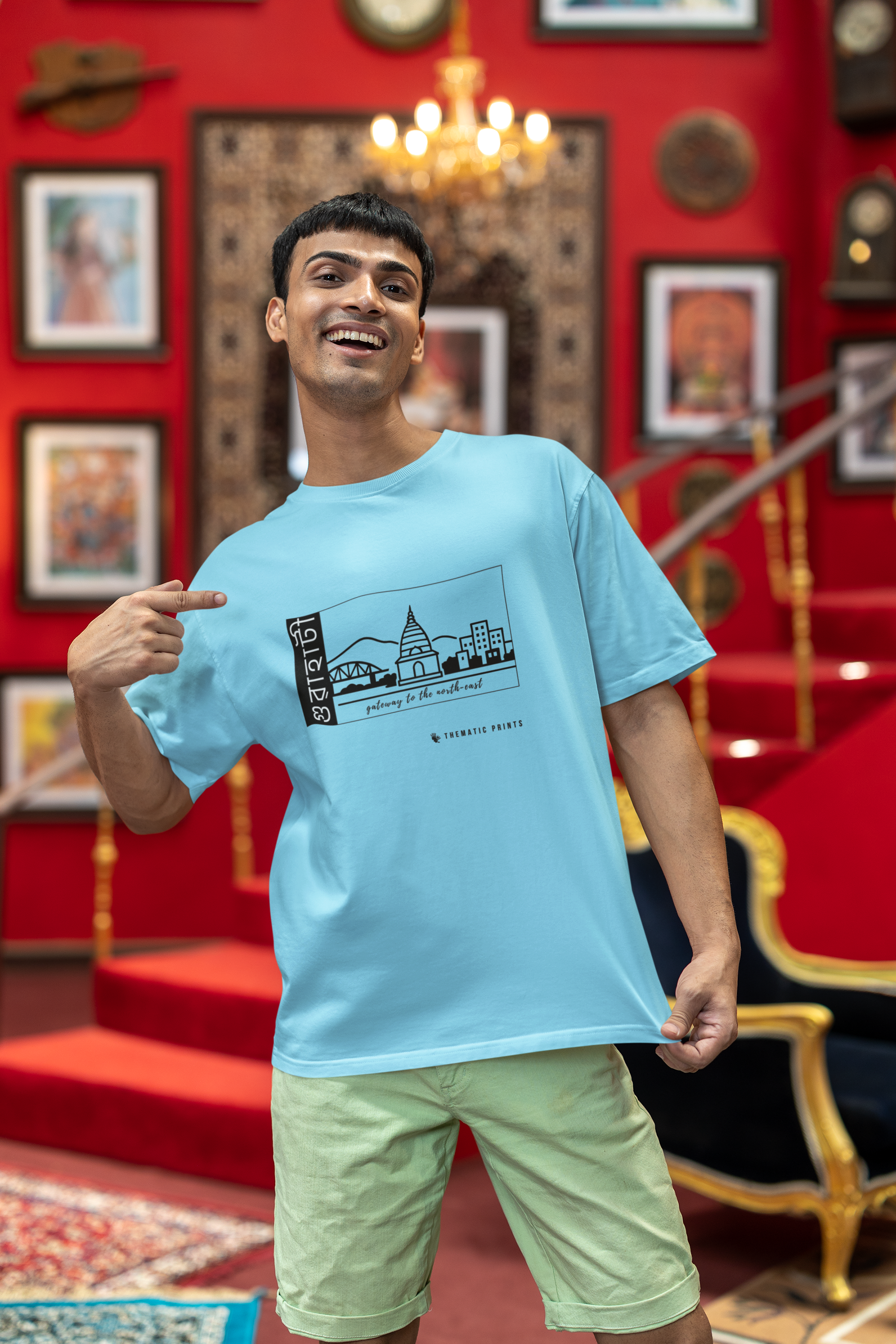 Seven Sisters Collection - Guwahati | Unisex Oversized T-Shirt
