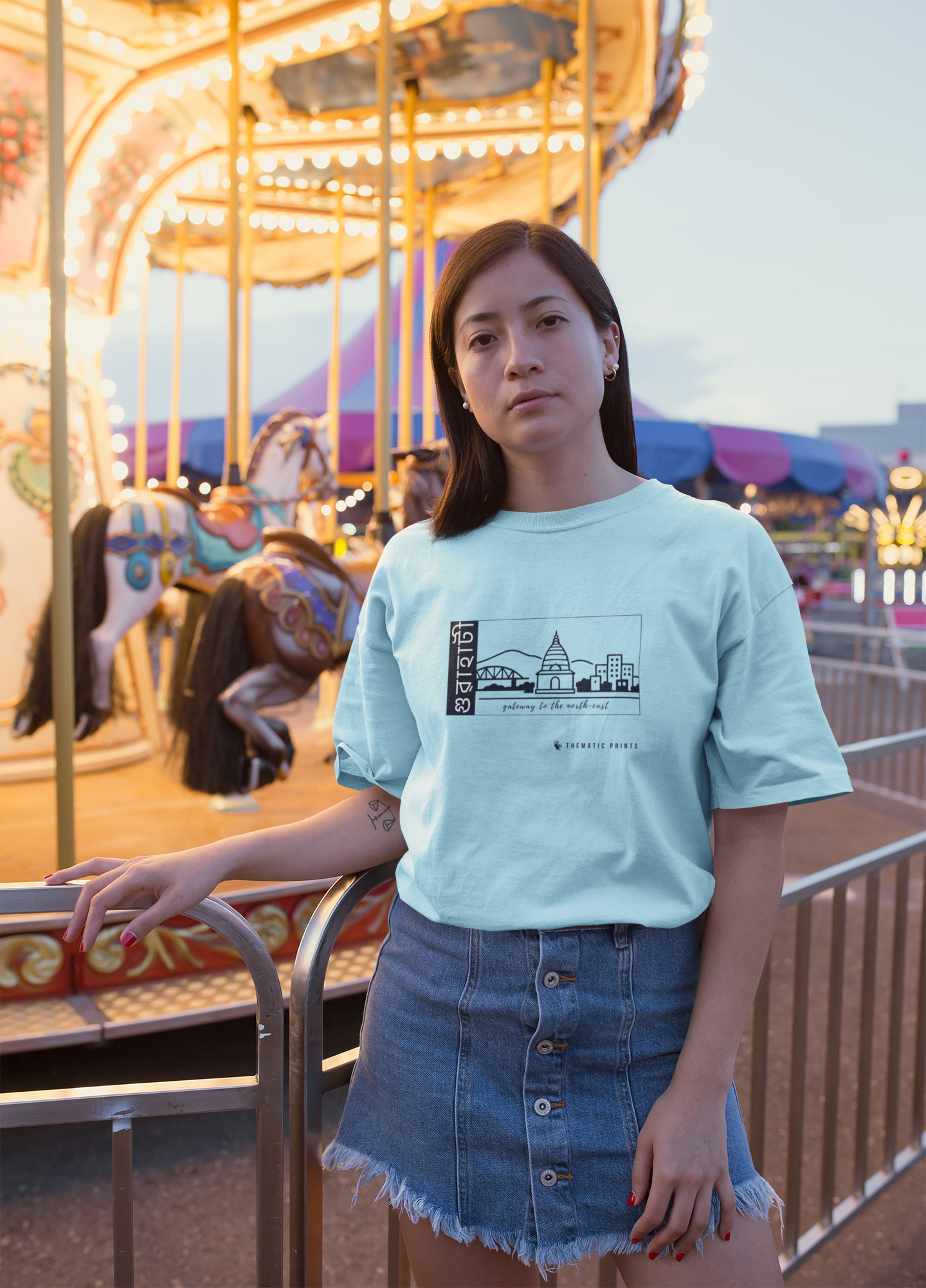 Seven Sisters Collection - Guwahati | Unisex Oversized T-Shirt