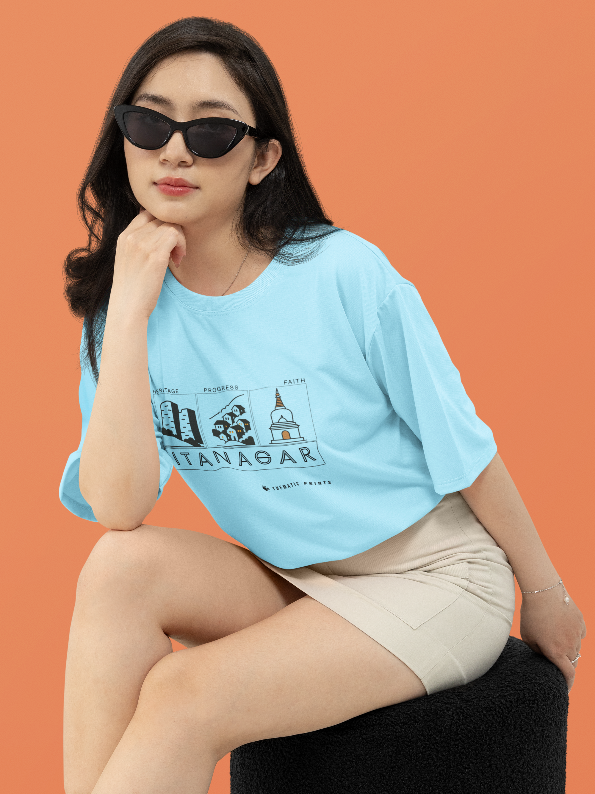 Seven Sisters Collection - Itanagar | Unisex Oversized T-Shirt