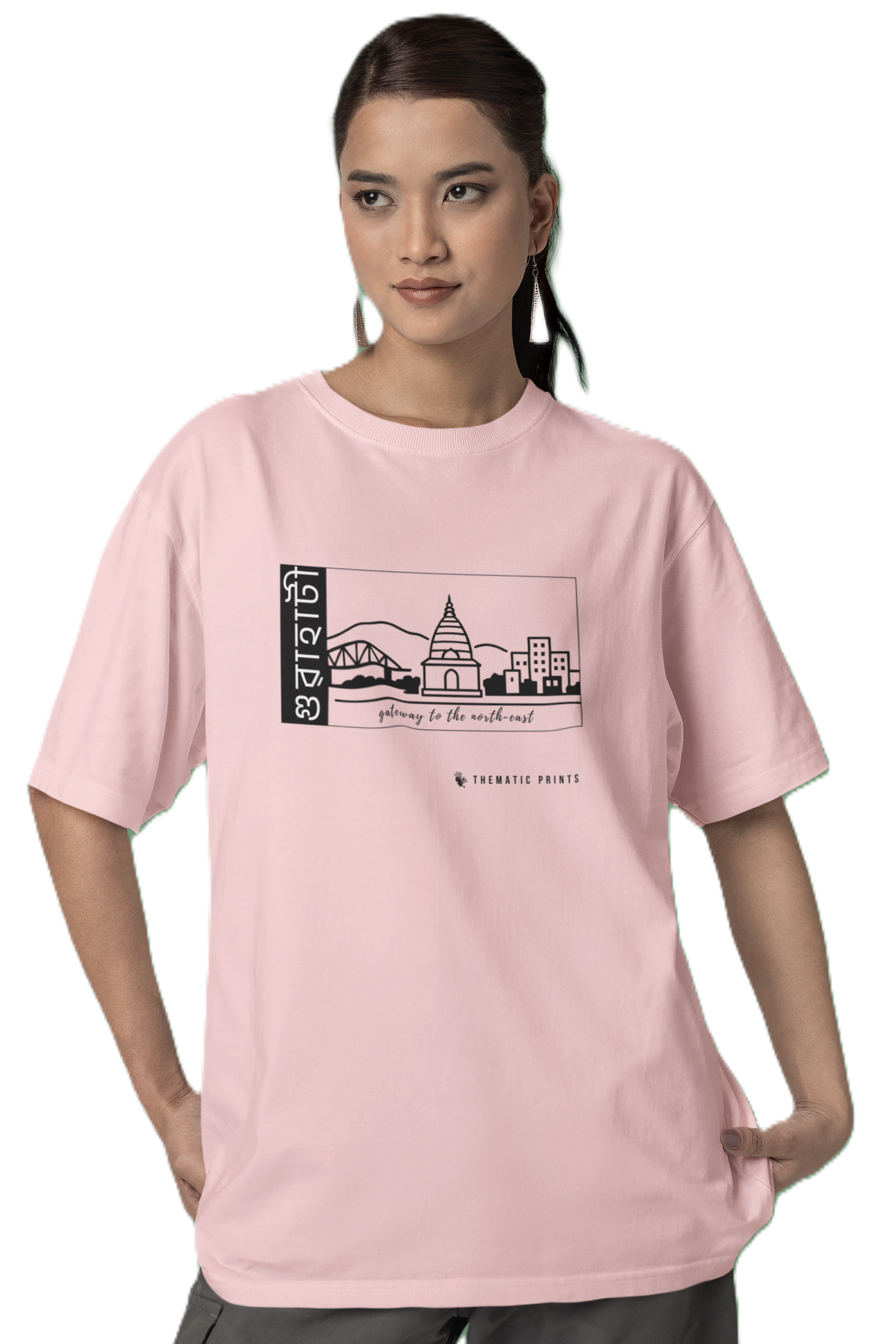 Seven Sisters Collection - Guwahati | Unisex Oversized T-Shirt