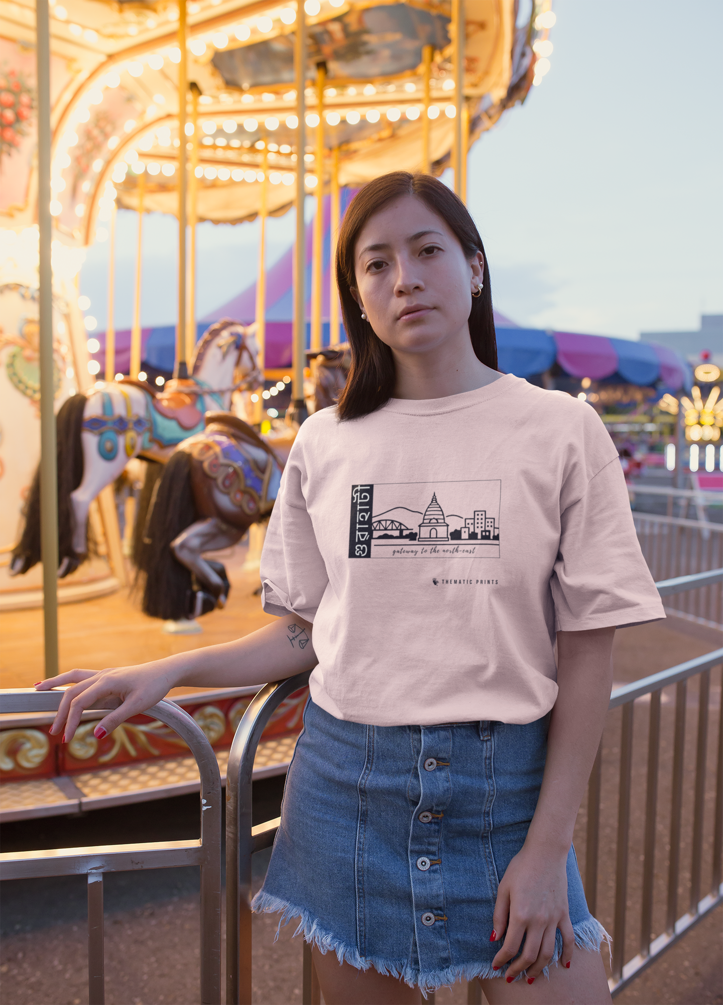 Seven Sisters Collection - Guwahati | Unisex Oversized T-Shirt