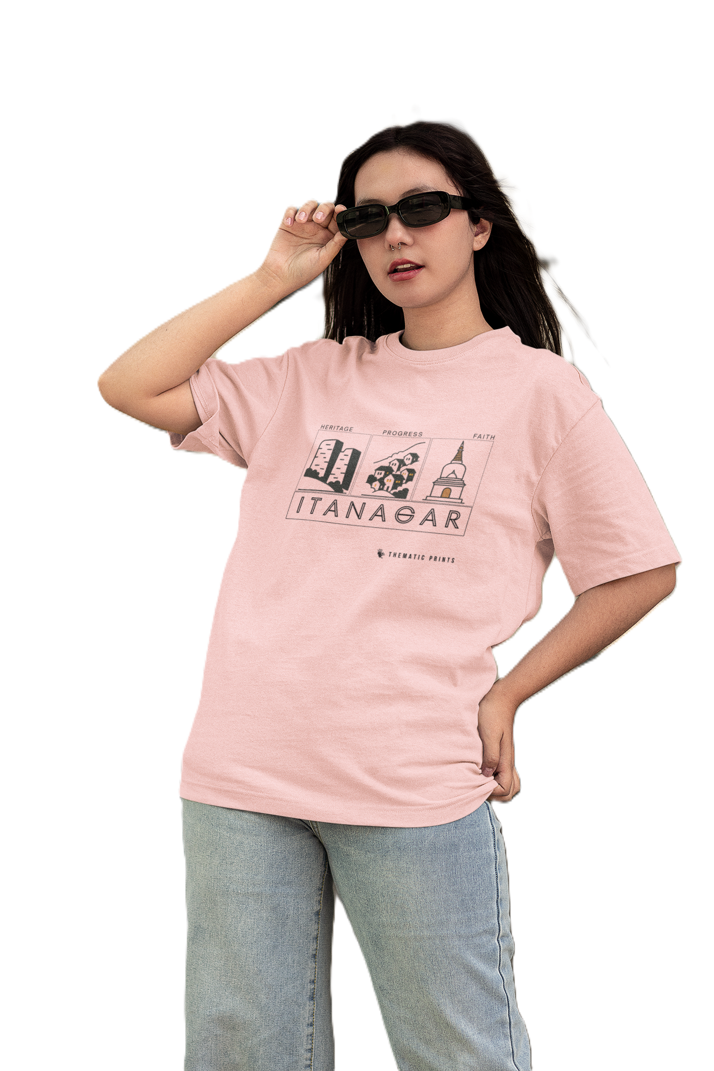 Seven Sisters Collection - Itanagar | Unisex Oversized T-Shirt