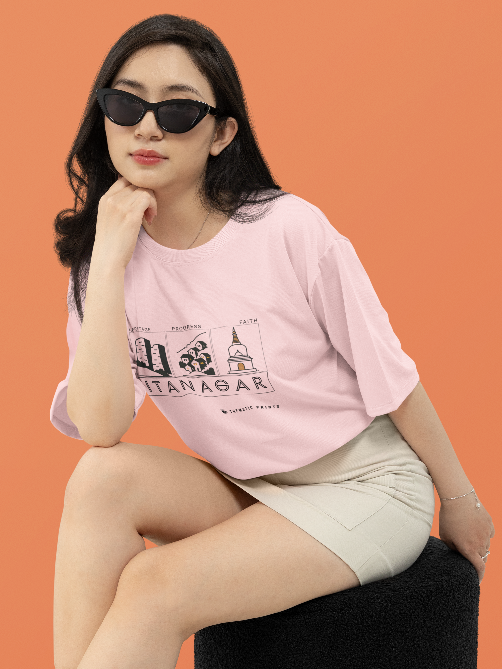 Seven Sisters Collection - Itanagar | Unisex Oversized T-Shirt