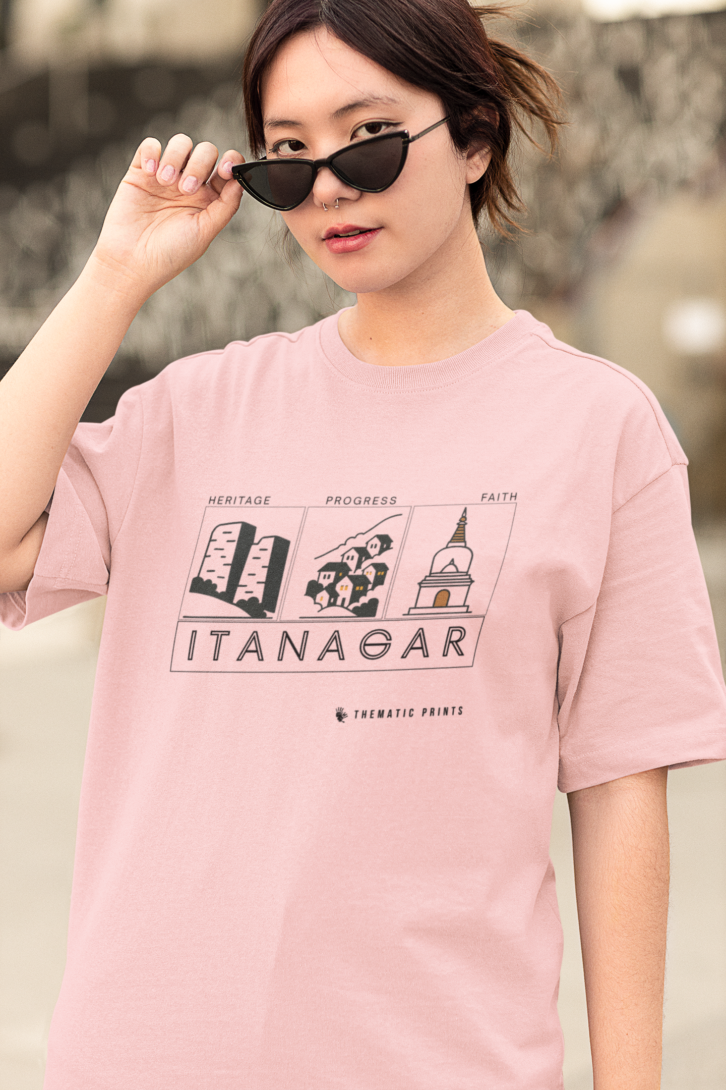 Seven Sisters Collection - Itanagar | Unisex Oversized T-Shirt