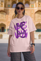 WYSIWYG Typography Unisex Oversized T-Shirt - What You See Is What You Get Self Expression Tee