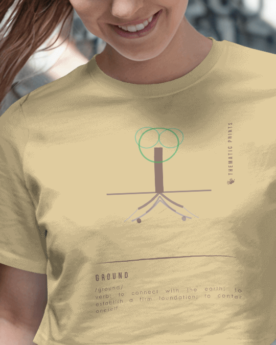 Women's Crop Top - Mindful Meanings Collection - GROUND