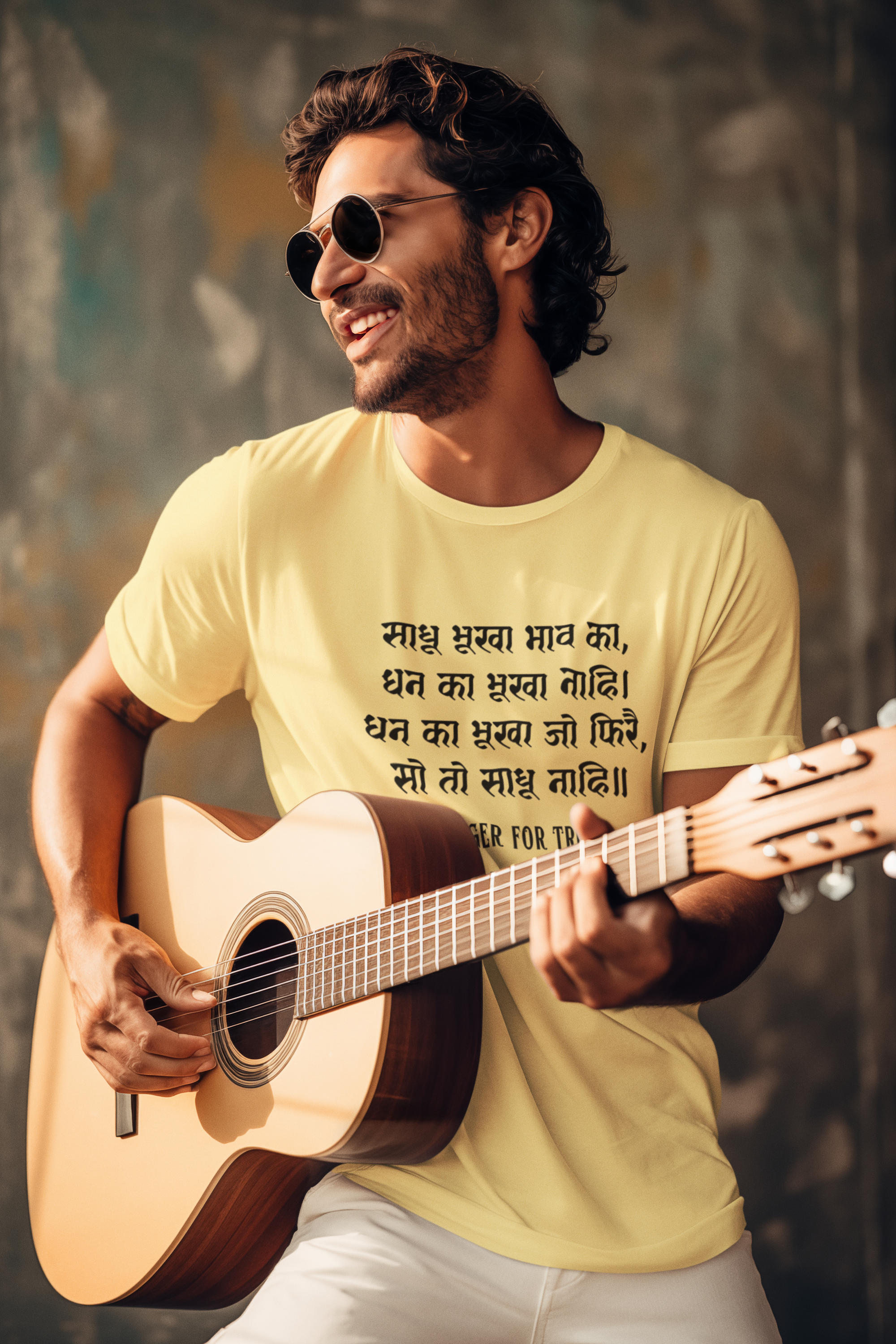 Kabir's Wisdom Unisex T-Shirt Collection - "Hunger for Truth, Not Treasure"