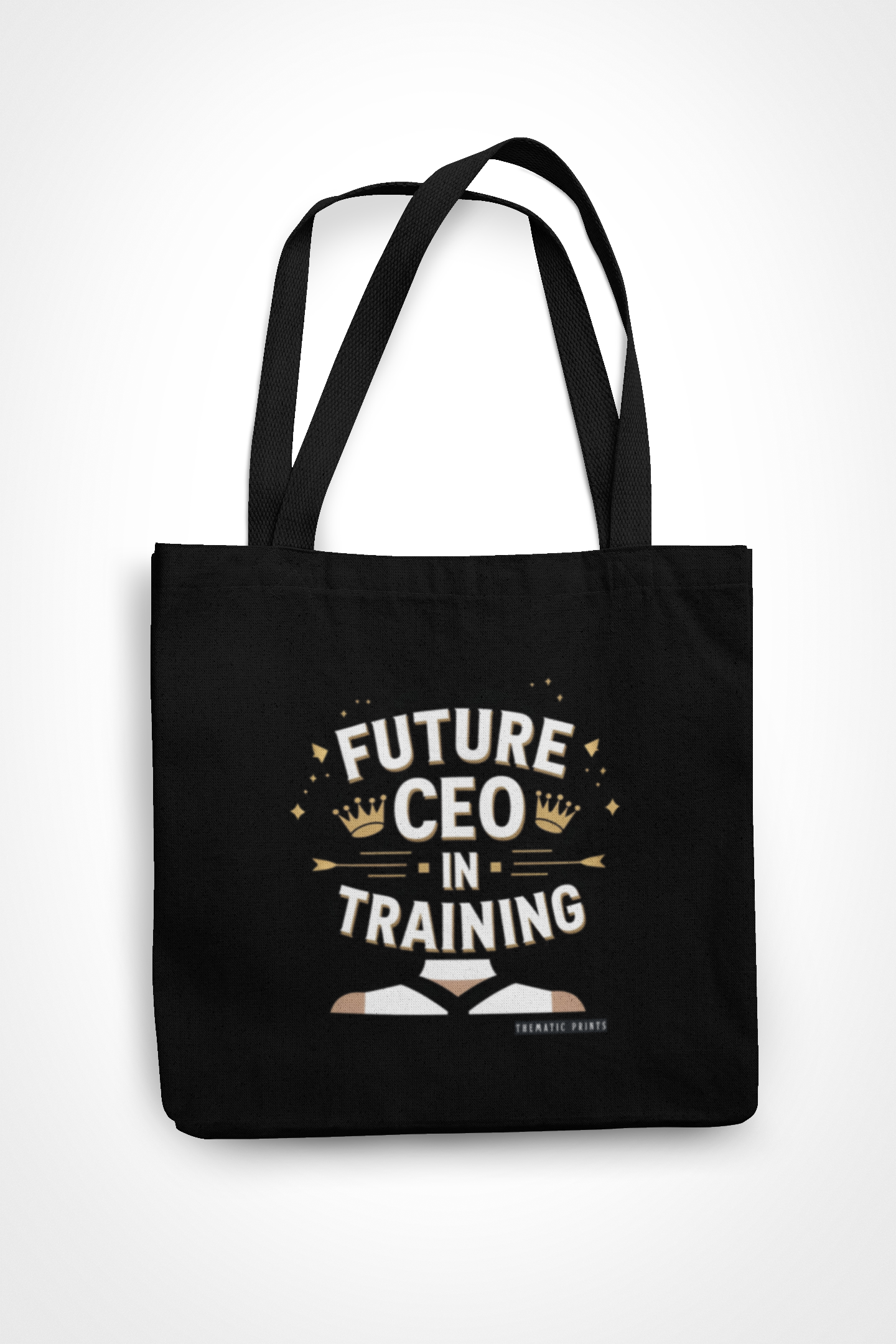 Canvas Eco-friendly Zipper Tote Bag for Collect Girls - Campus Casual Collection - Future CEO in Training