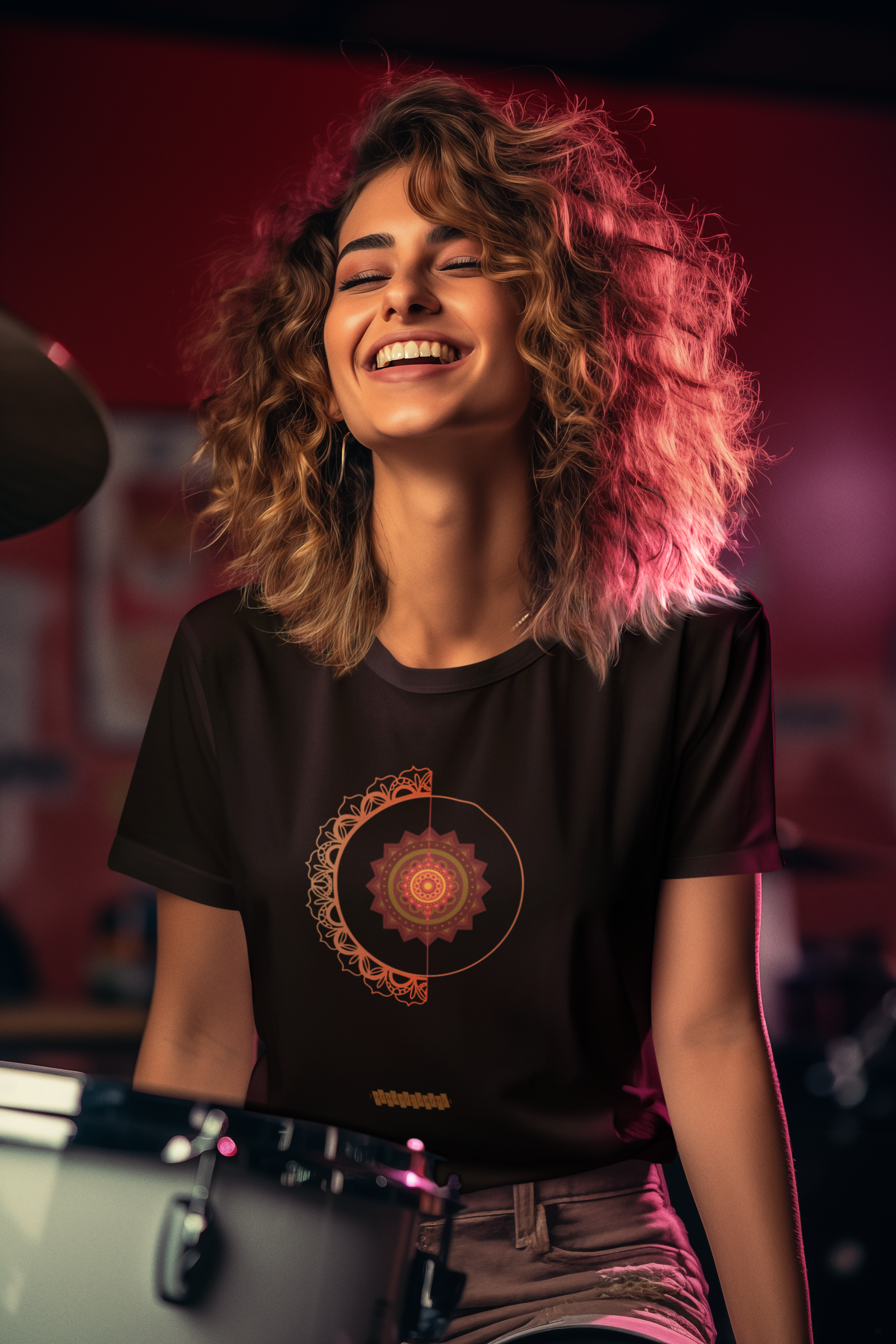 Women's T-Shirt | Mandala | Ring of Fire