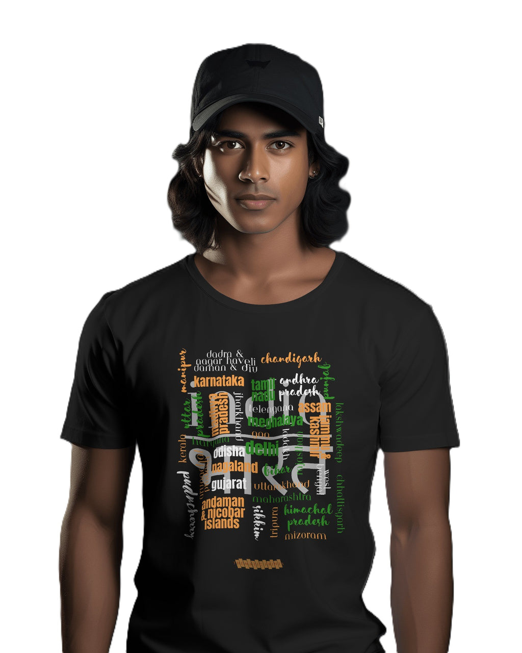 Celebrate India's Unity in Diversity Unisex T-Shirt | All Indian States Typography Design