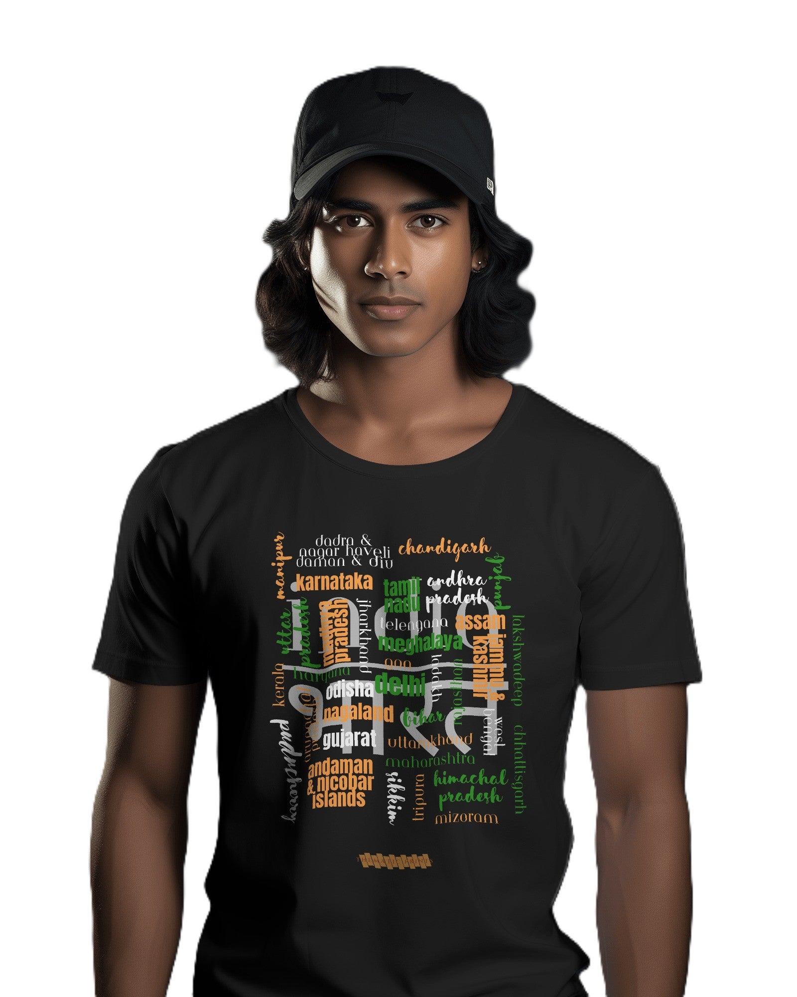 Celebrate India's Unity in Diversity Unisex T-Shirt | All Indian States Typography Design