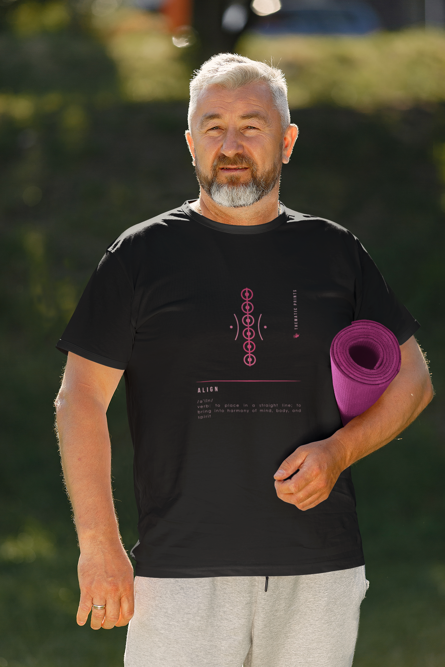 "Align" Men's T-Shirt - Mindful Meanings Collection