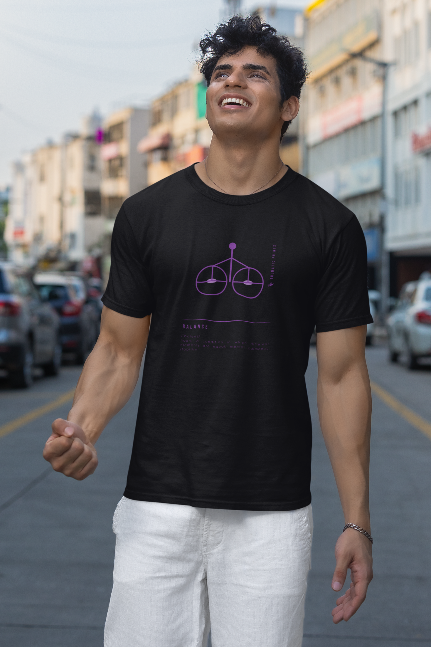 "Balance" Men's T-Shirt - Mindful Meanings Collection
