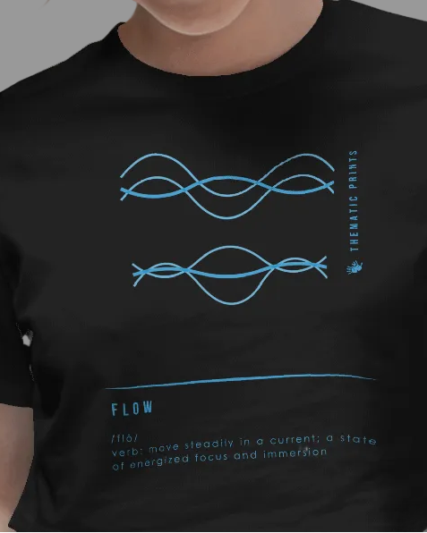 Women's Crop Top | Yoga, Meditation and Workout | Flow | Mindfulness Graphic Apparel