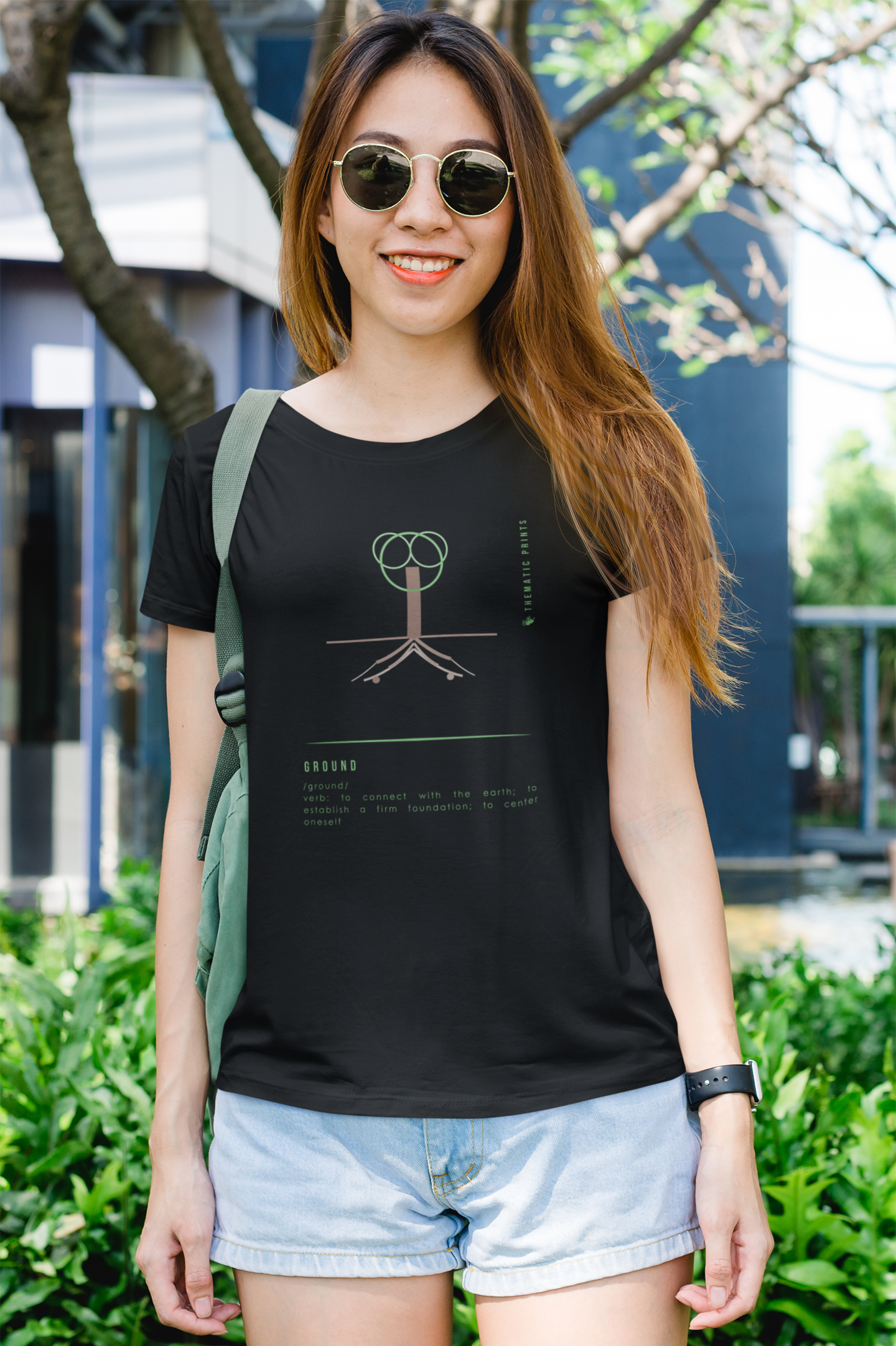 Women's T-Shirt - Mindful Meanings Collection - GROUND