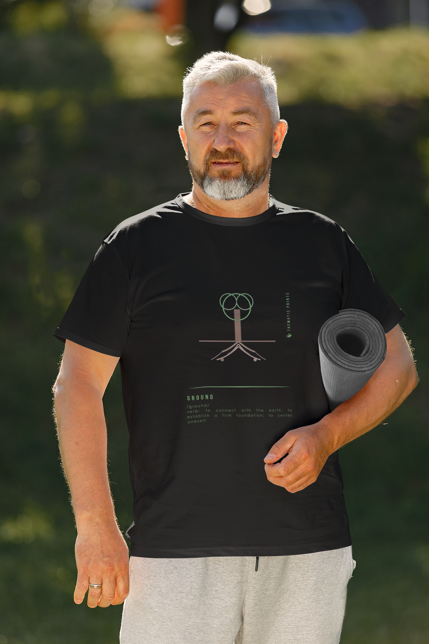 "Ground" Men's T-Shirt - Mindful Meanings Collection