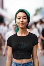 Women's Crop Top - Mindful Meanings Collection - INHALE