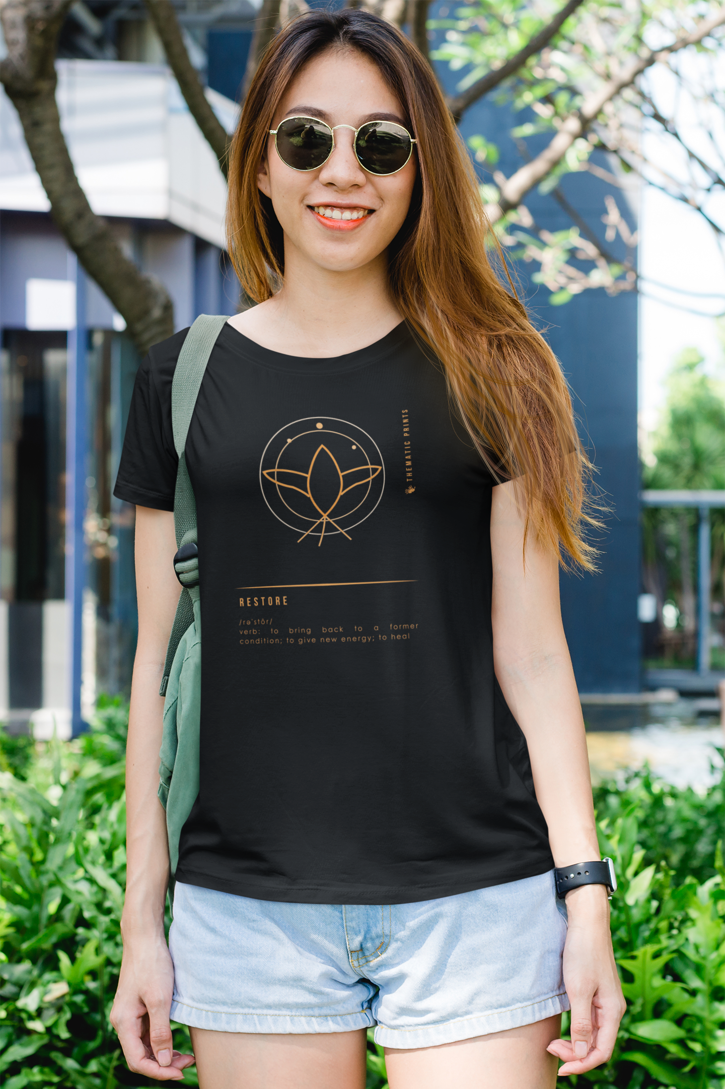 Women's T-Shirt - Mindful Meanings Collection - RESTORE