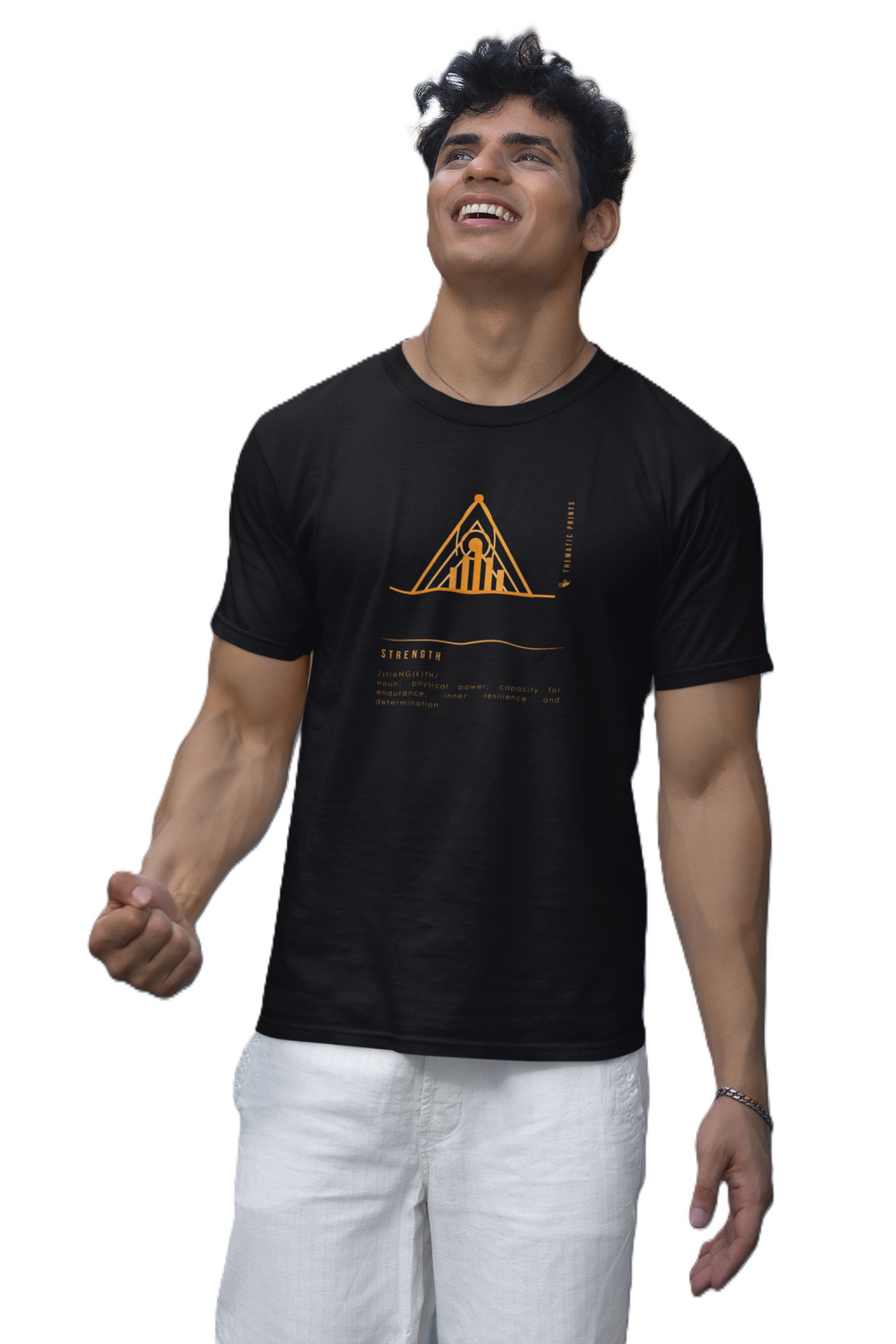 "Strength" Men's T-Shirt - Mindful Meanings Collection