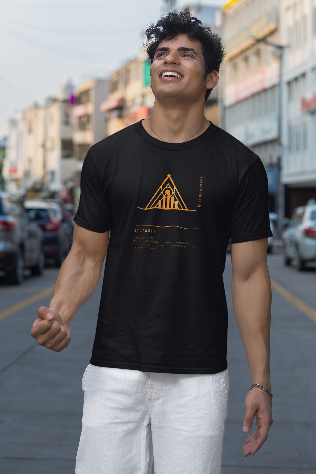 "Strength" Men's T-Shirt - Mindful Meanings Collection