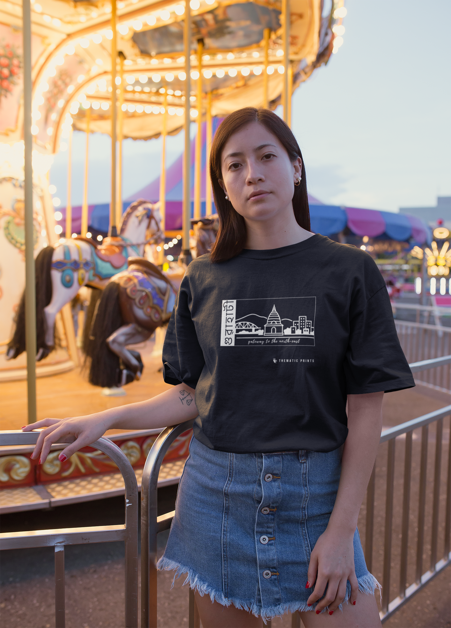 Seven Sisters Collection - Guwahati | Unisex Oversized T-Shirt