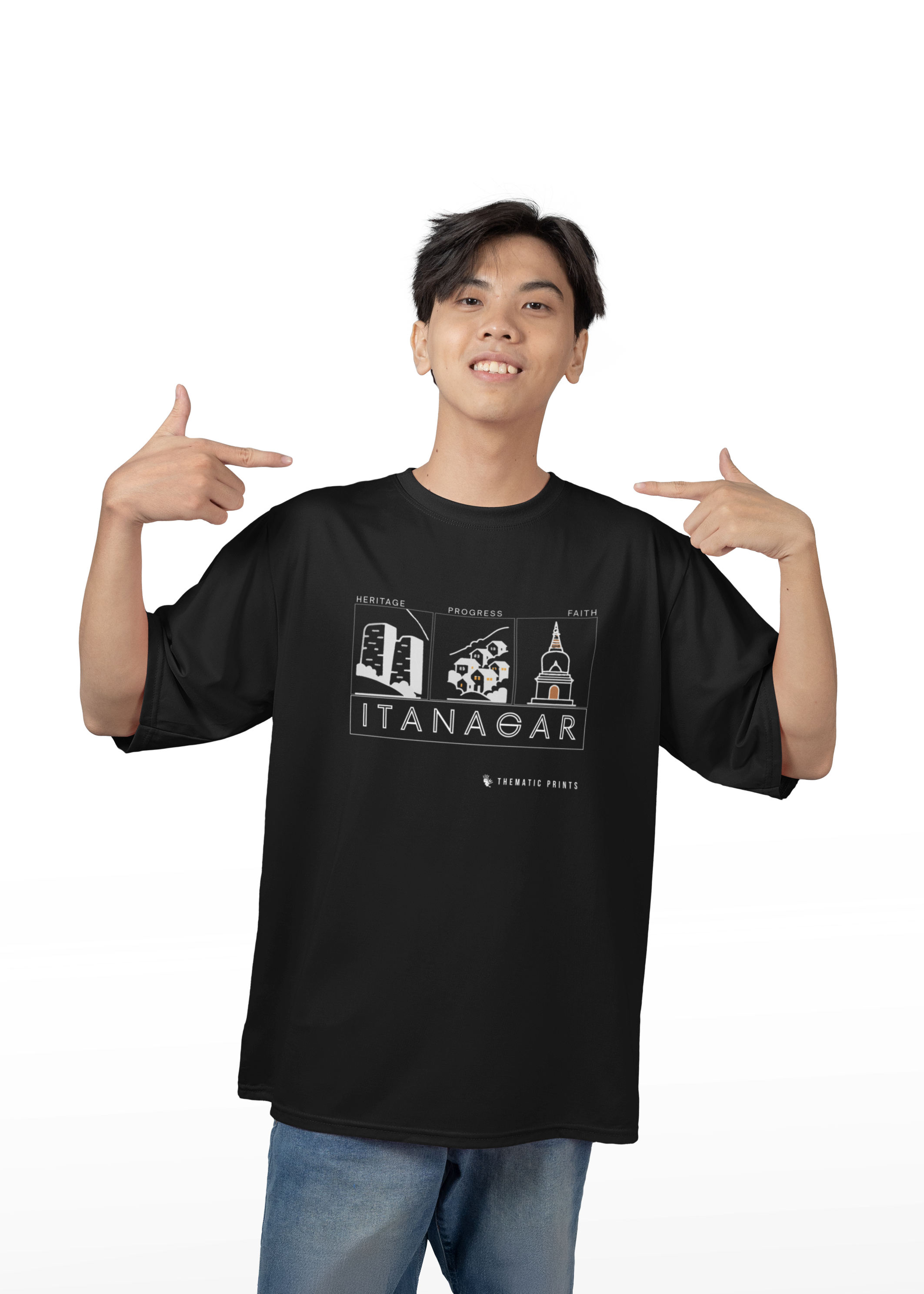 Seven Sisters Collection - Itanagar | Unisex Oversized T-Shirt