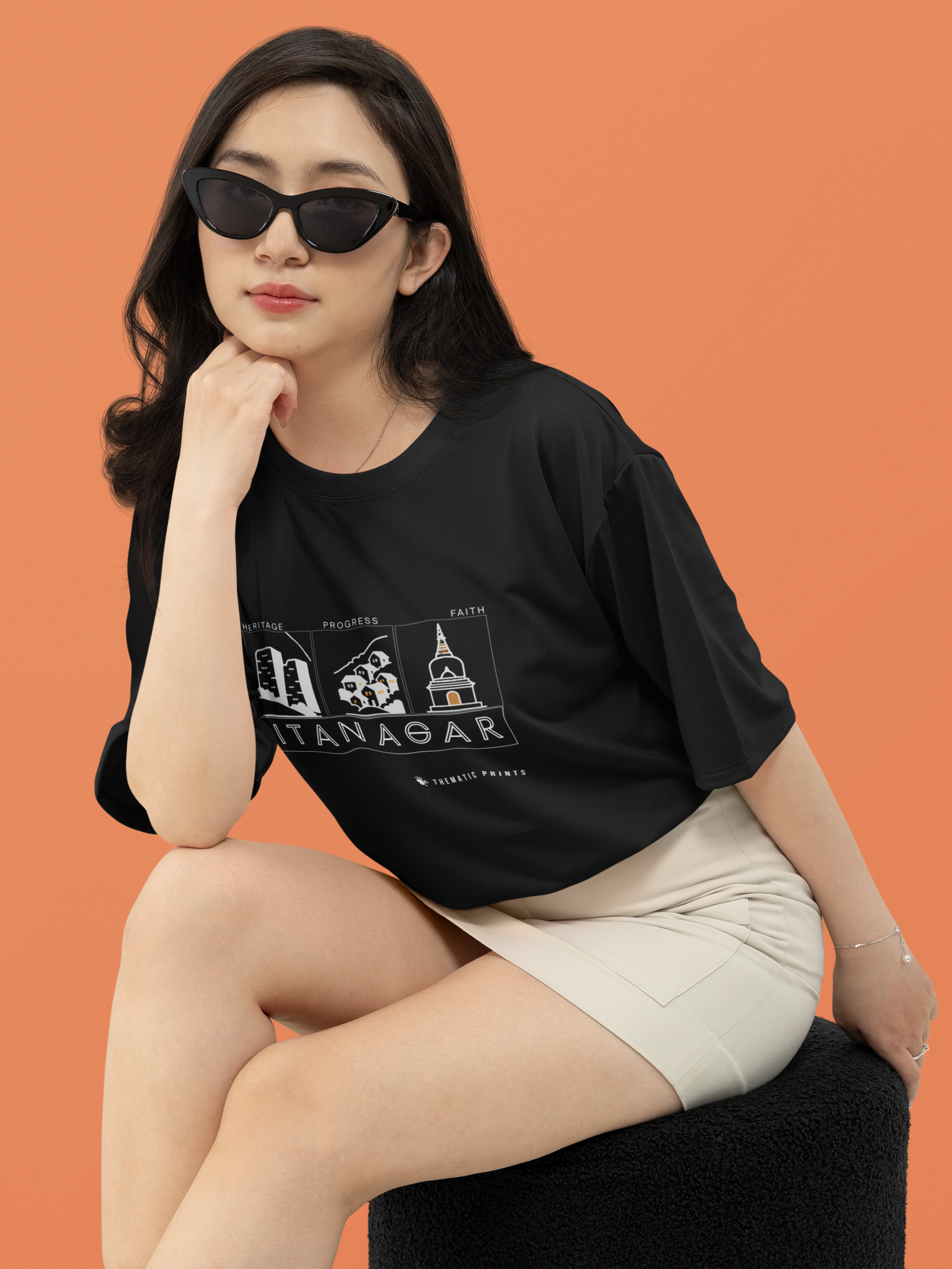 Seven Sisters Collection - Itanagar | Unisex Oversized T-Shirt