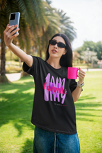 Self Love Typography Women's Oversized T-Shirt - I am my favorite
