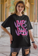 WYSIWYG Typography Unisex Oversized T-Shirt - What You See Is What You Get Self Expression Tee