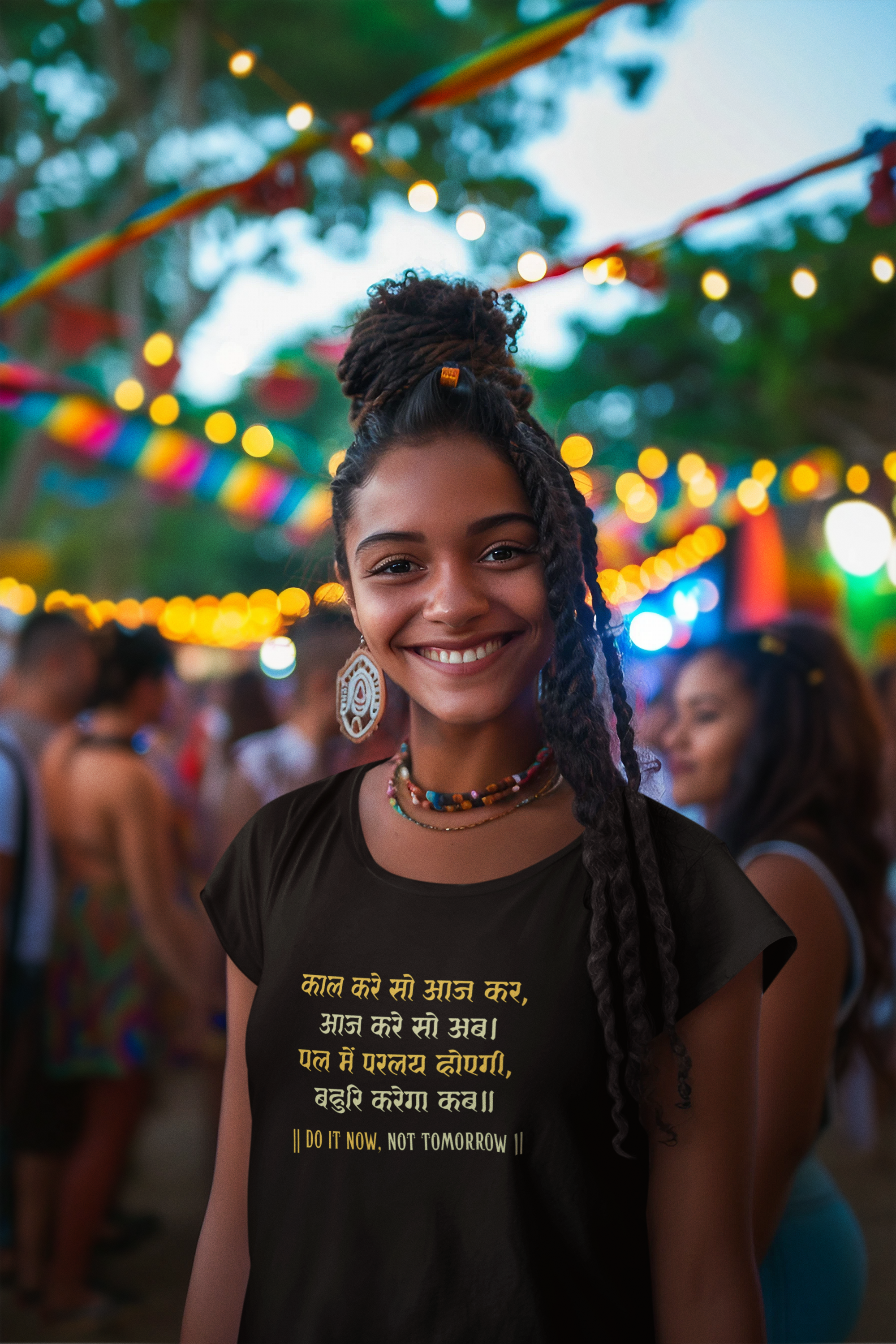 Kabir's Wisdom Men's T-Shirt Collection - "Do It Now, Not Tomorrow"