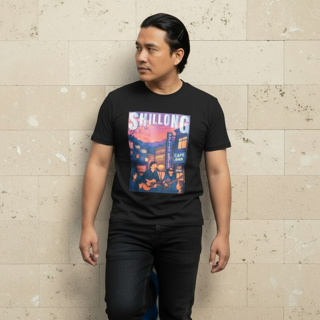 Unisex Cotton Stretch T-shirt - Shillong - Seven Sisters Collection