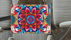 Polyster Fabric Set of 6 Table Placemats - Bloom