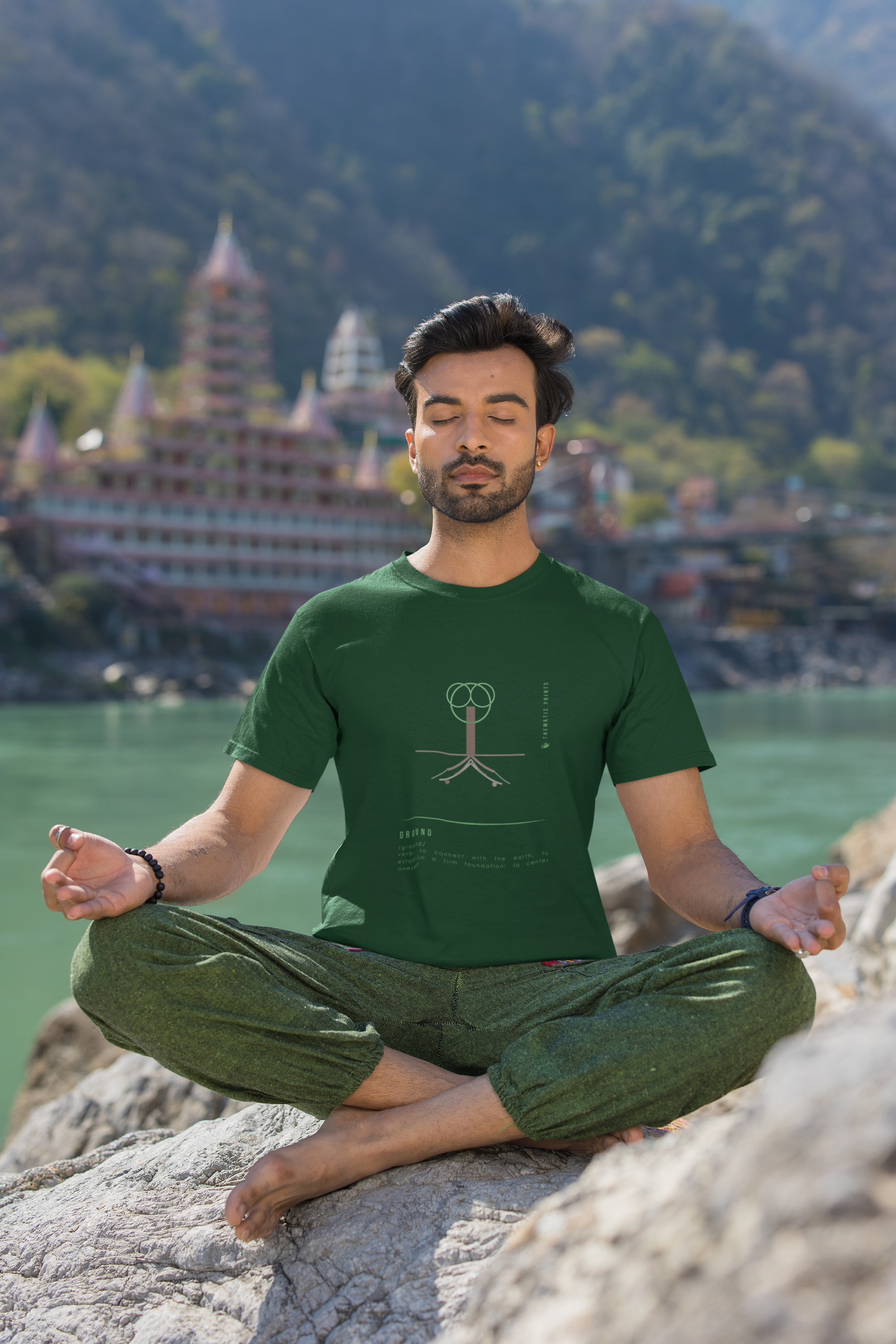 "Ground" Men's T-Shirt - Mindful Meanings Collection