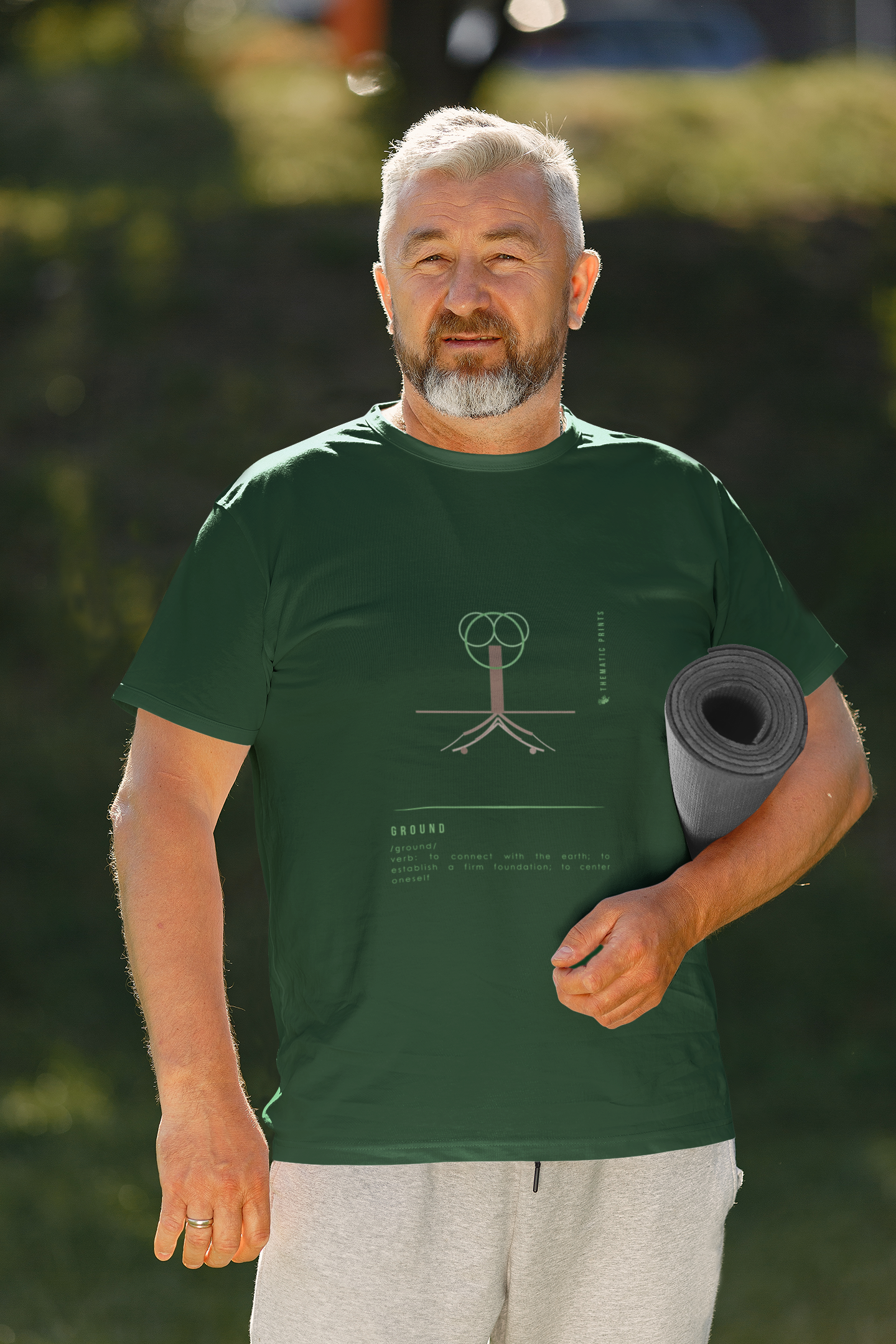 "Ground" Men's T-Shirt - Mindful Meanings Collection