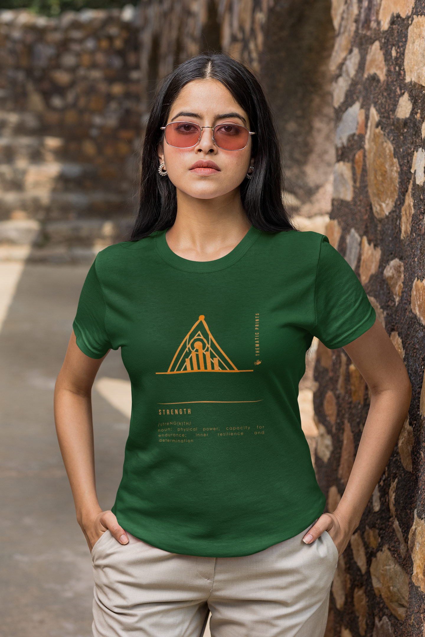 Women's T-Shirt - Mindful Meanings Collection - STRENGTH