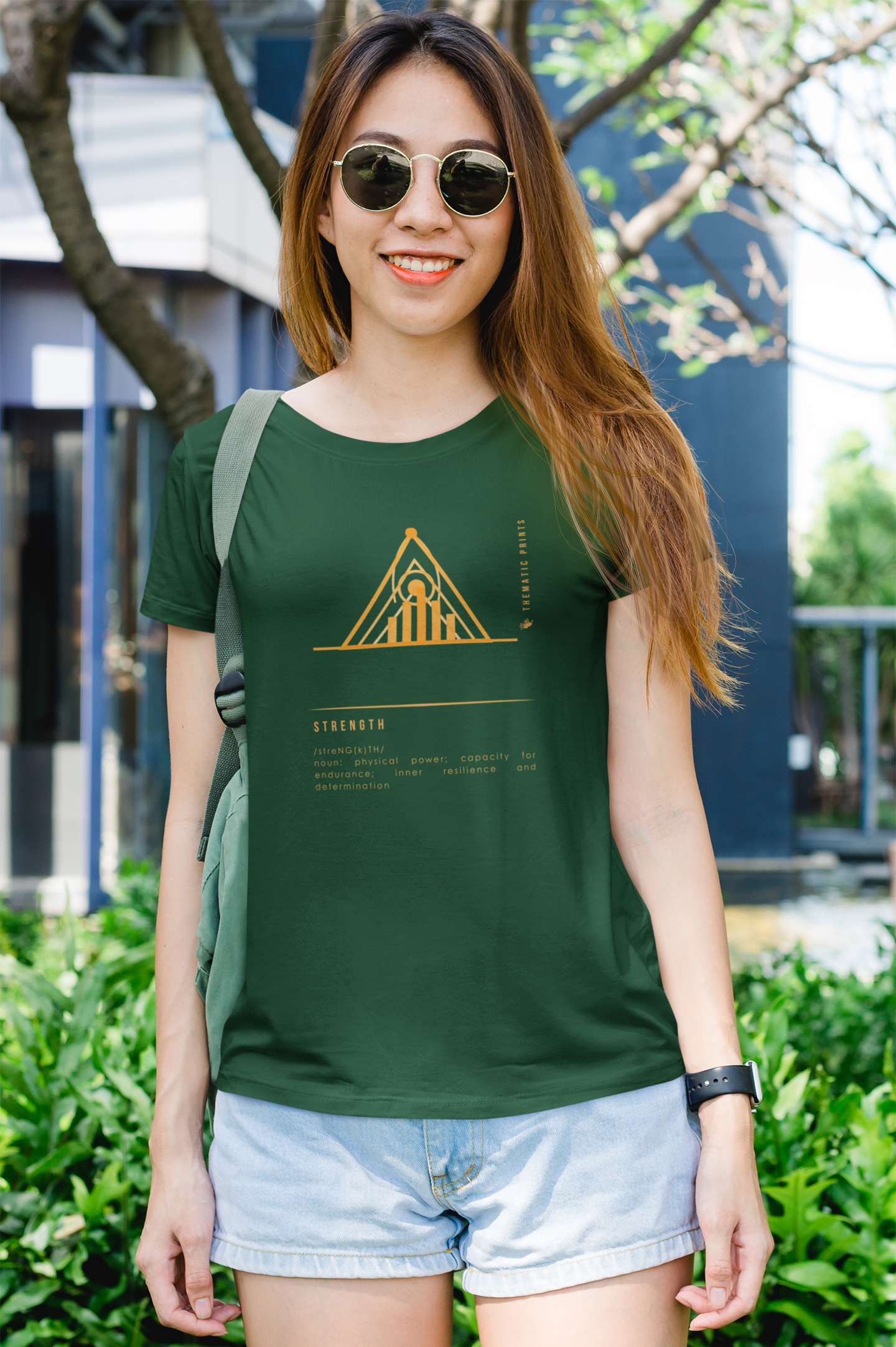 Women's T-Shirt - Mindful Meanings Collection - STRENGTH
