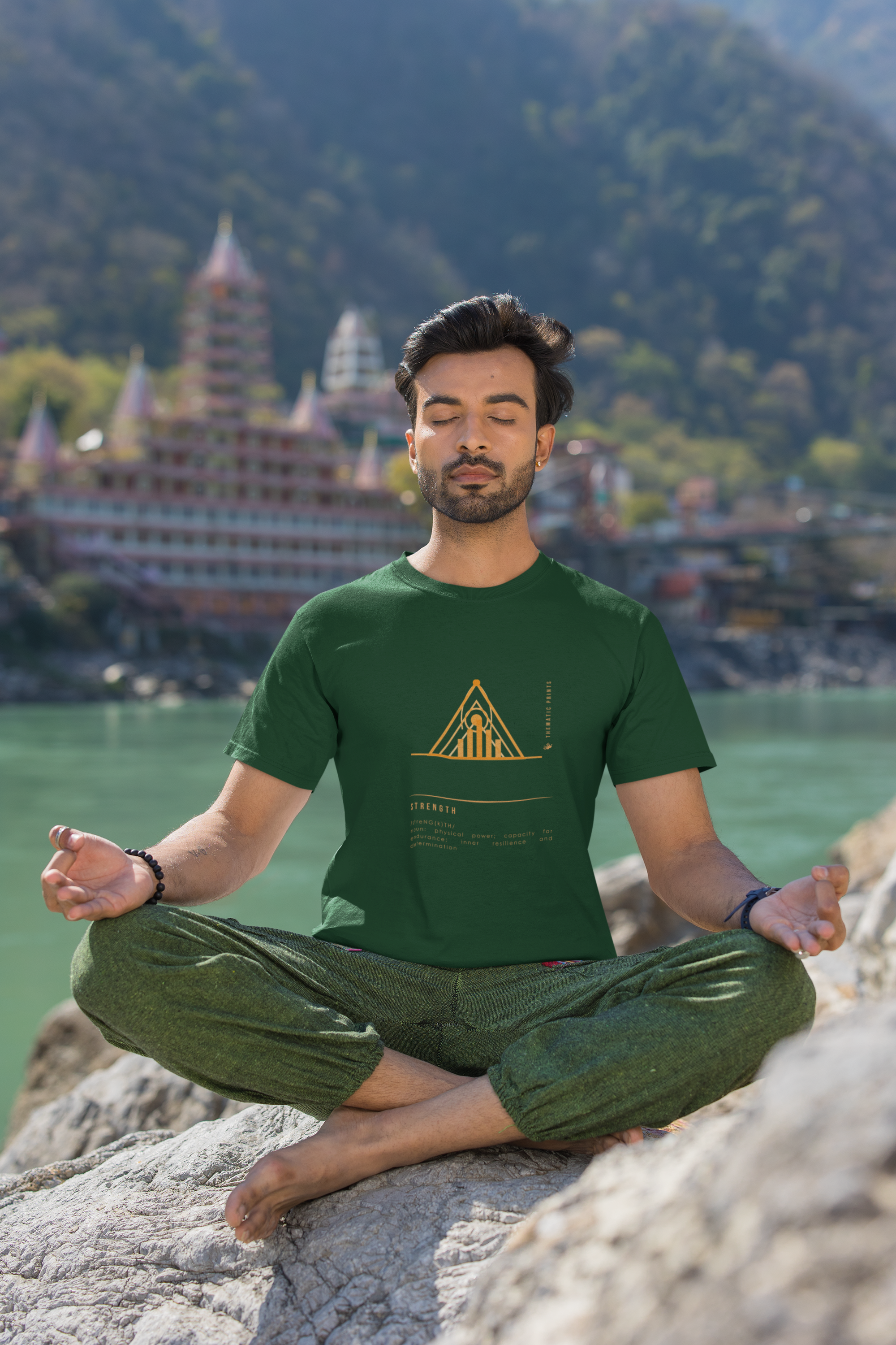 "Strength" Men's T-Shirt - Mindful Meanings Collection