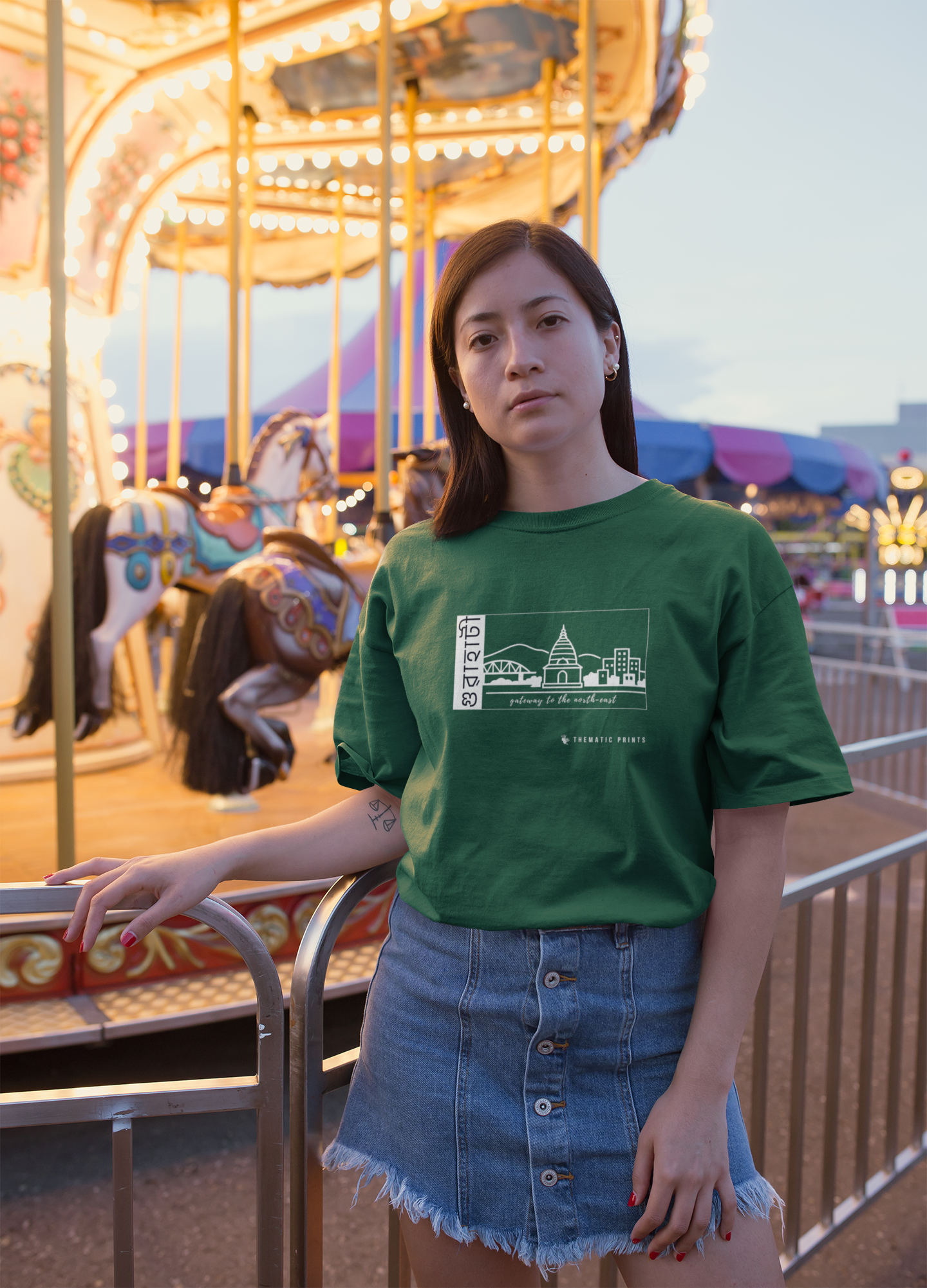 Seven Sisters Collection - Guwahati | Unisex Oversized T-Shirt