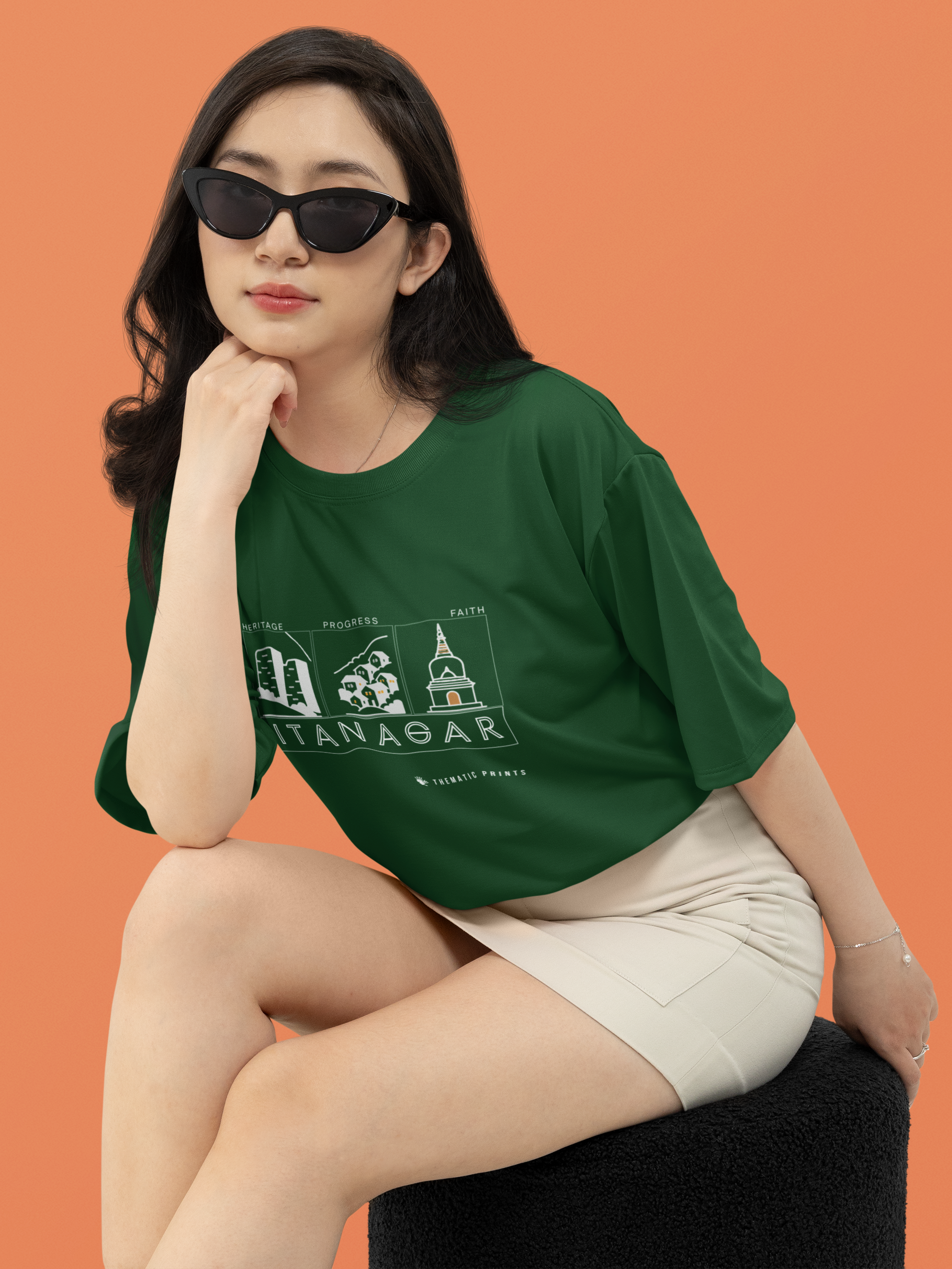 Seven Sisters Collection - Itanagar | Unisex Oversized T-Shirt