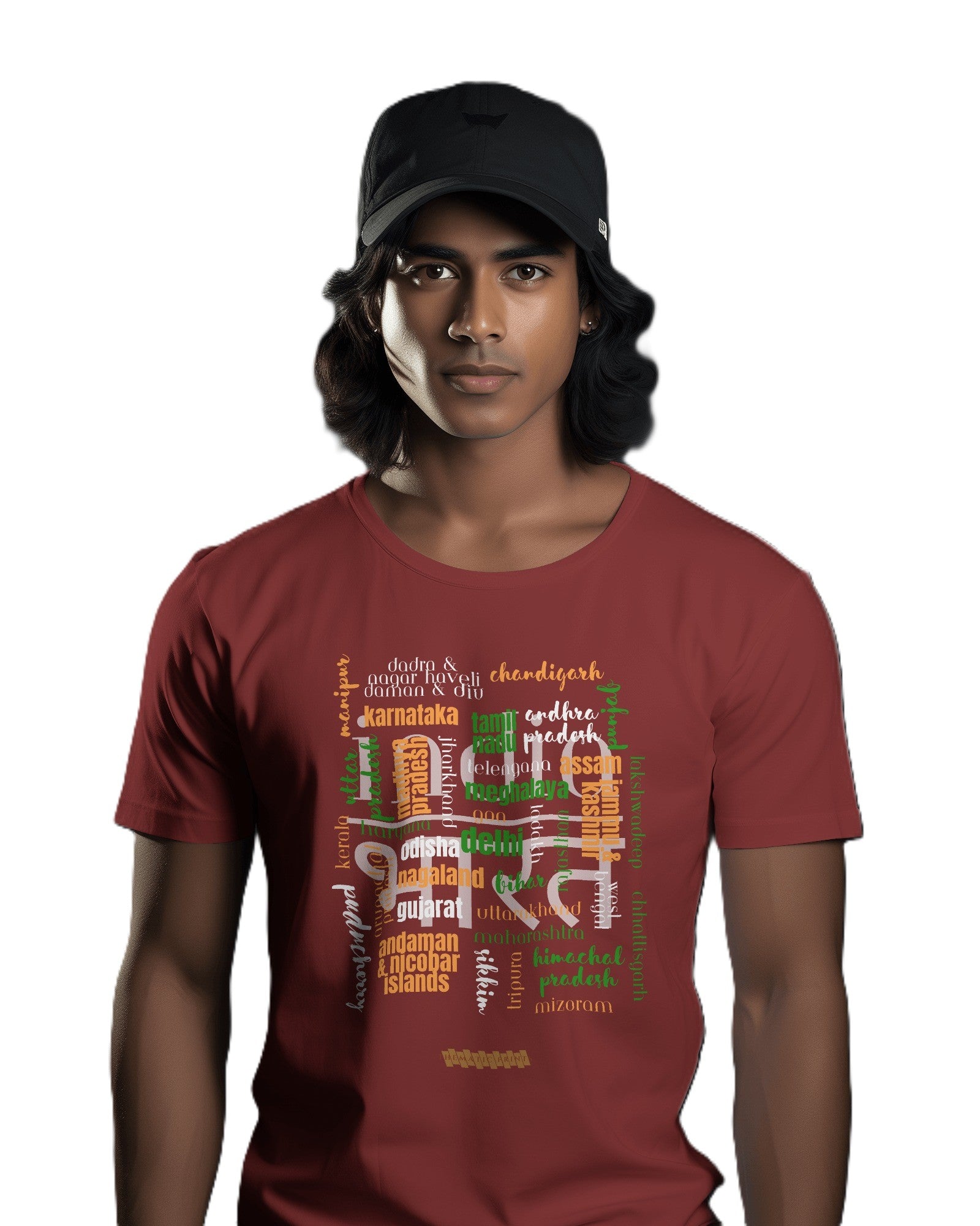 Celebrate India's Unity in Diversity Unisex T-Shirt | All Indian States Typography Design
