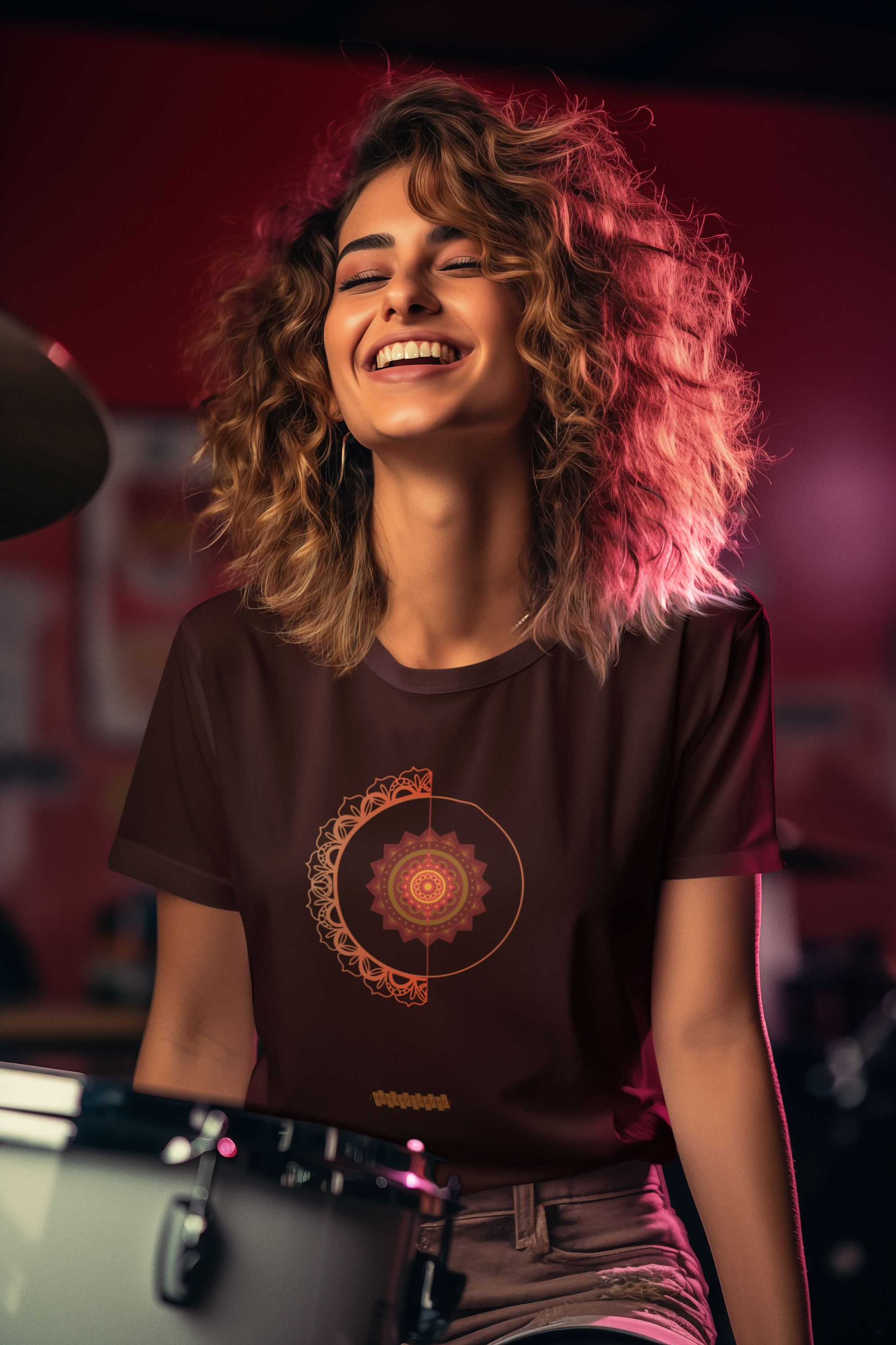 Women's T-Shirt | Mandala | Ring of Fire