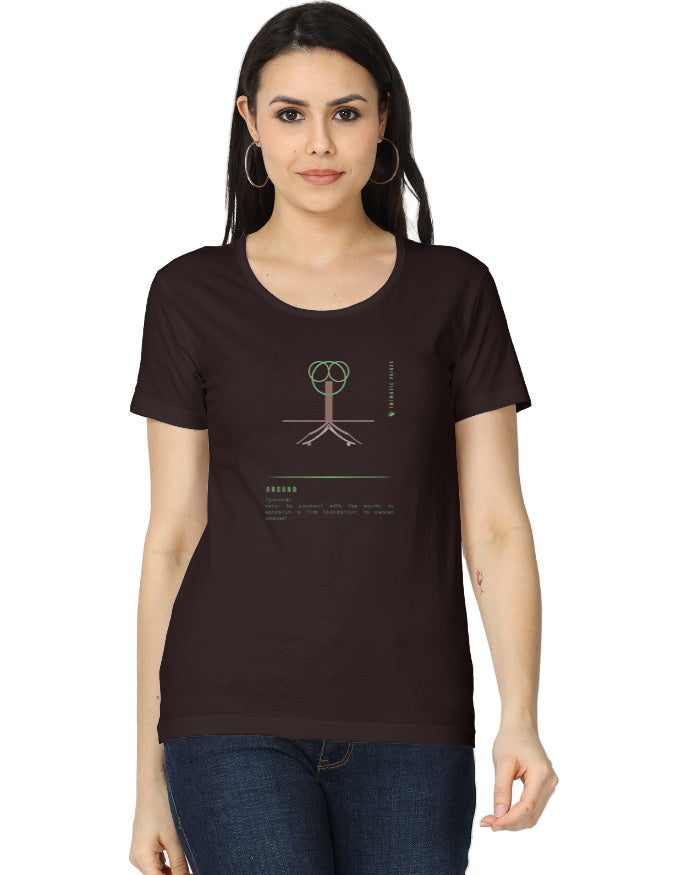 Women's T-Shirt - Mindful Meanings Collection - GROUND