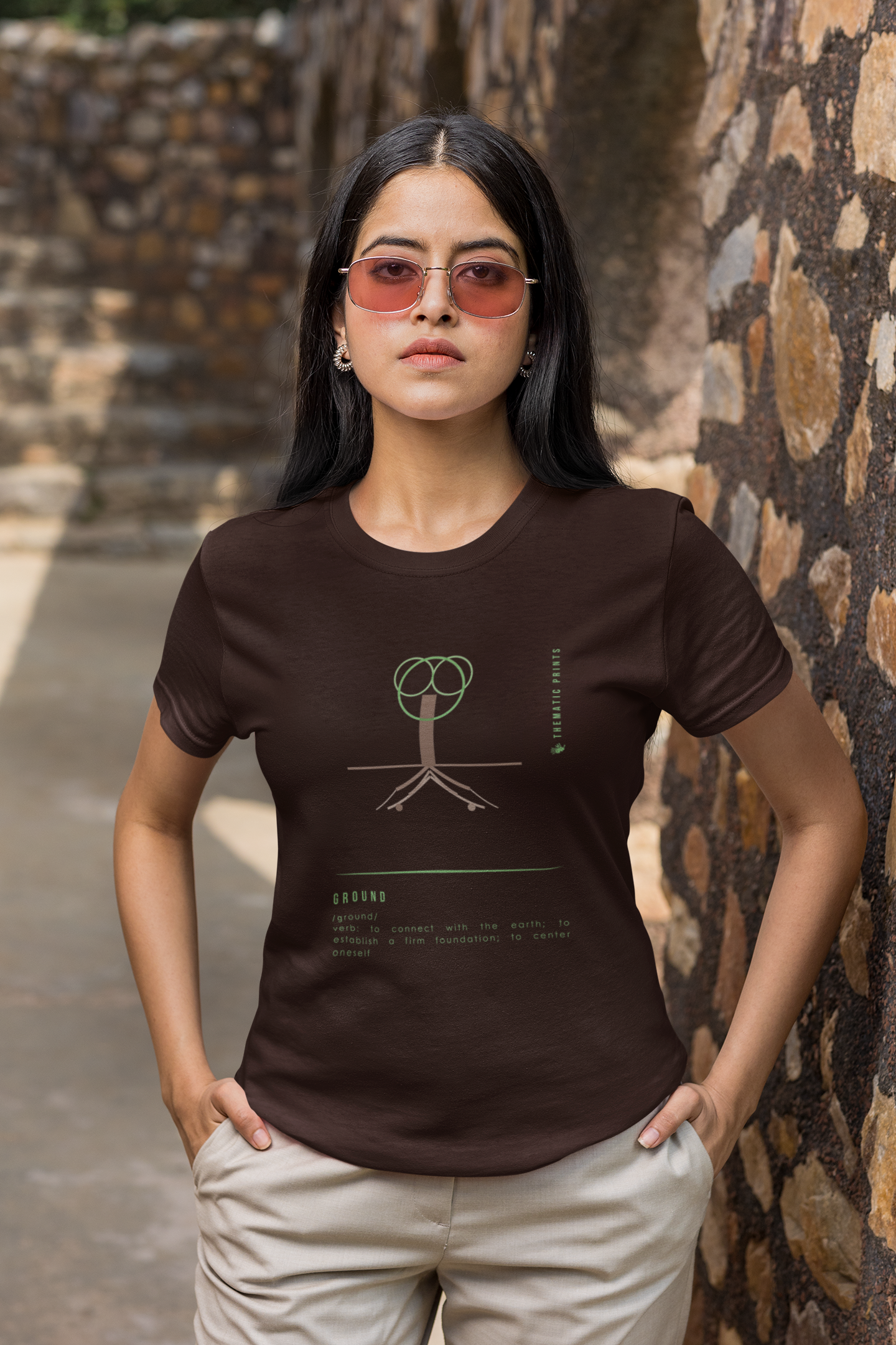 Women's T-Shirt - Mindful Meanings Collection - GROUND