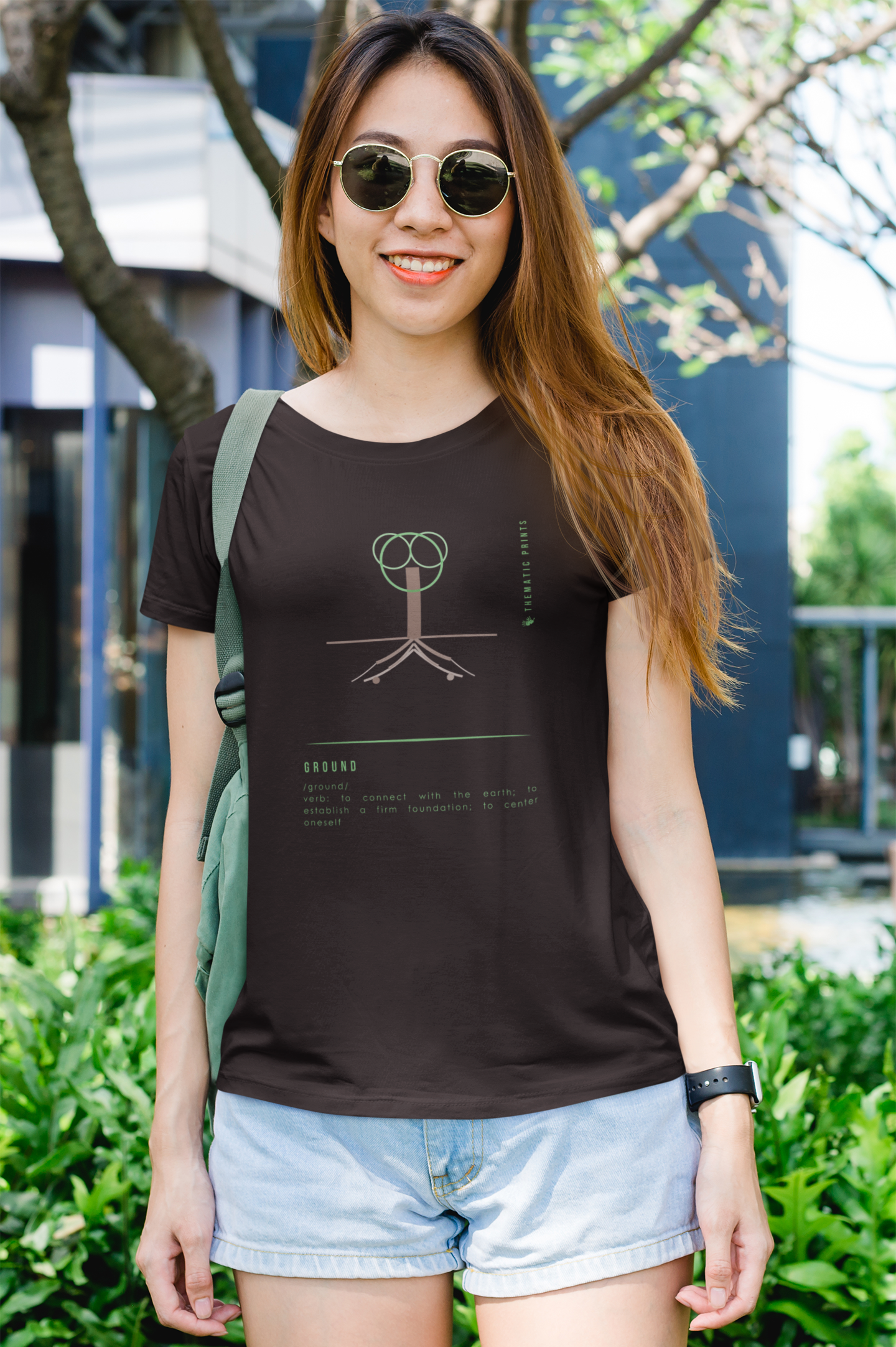 Women's T-Shirt - Mindful Meanings Collection - GROUND