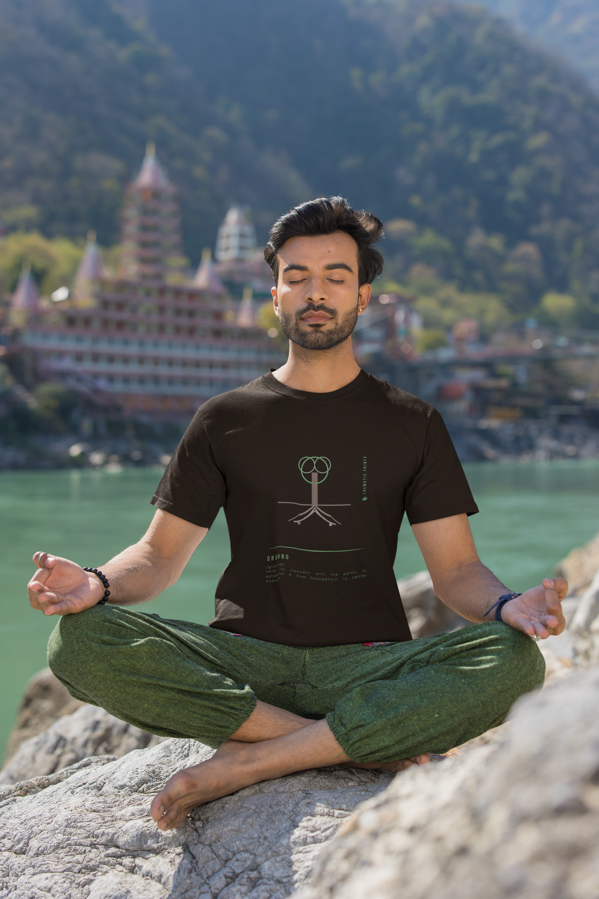 "Ground" Men's T-Shirt - Mindful Meanings Collection