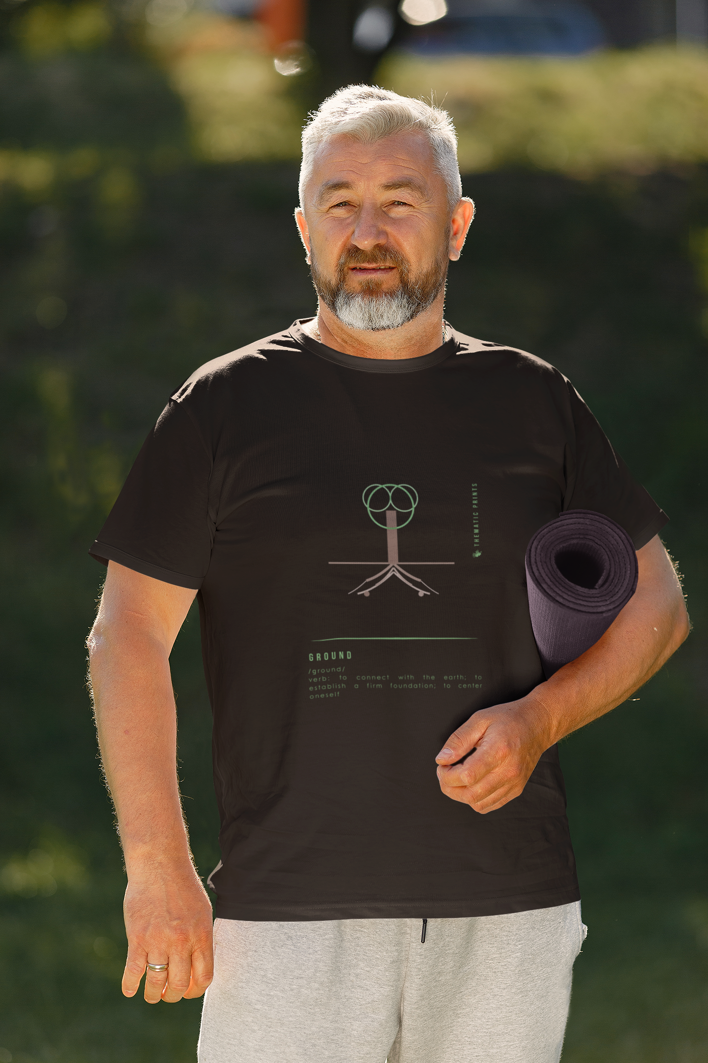 "Ground" Men's T-Shirt - Mindful Meanings Collection
