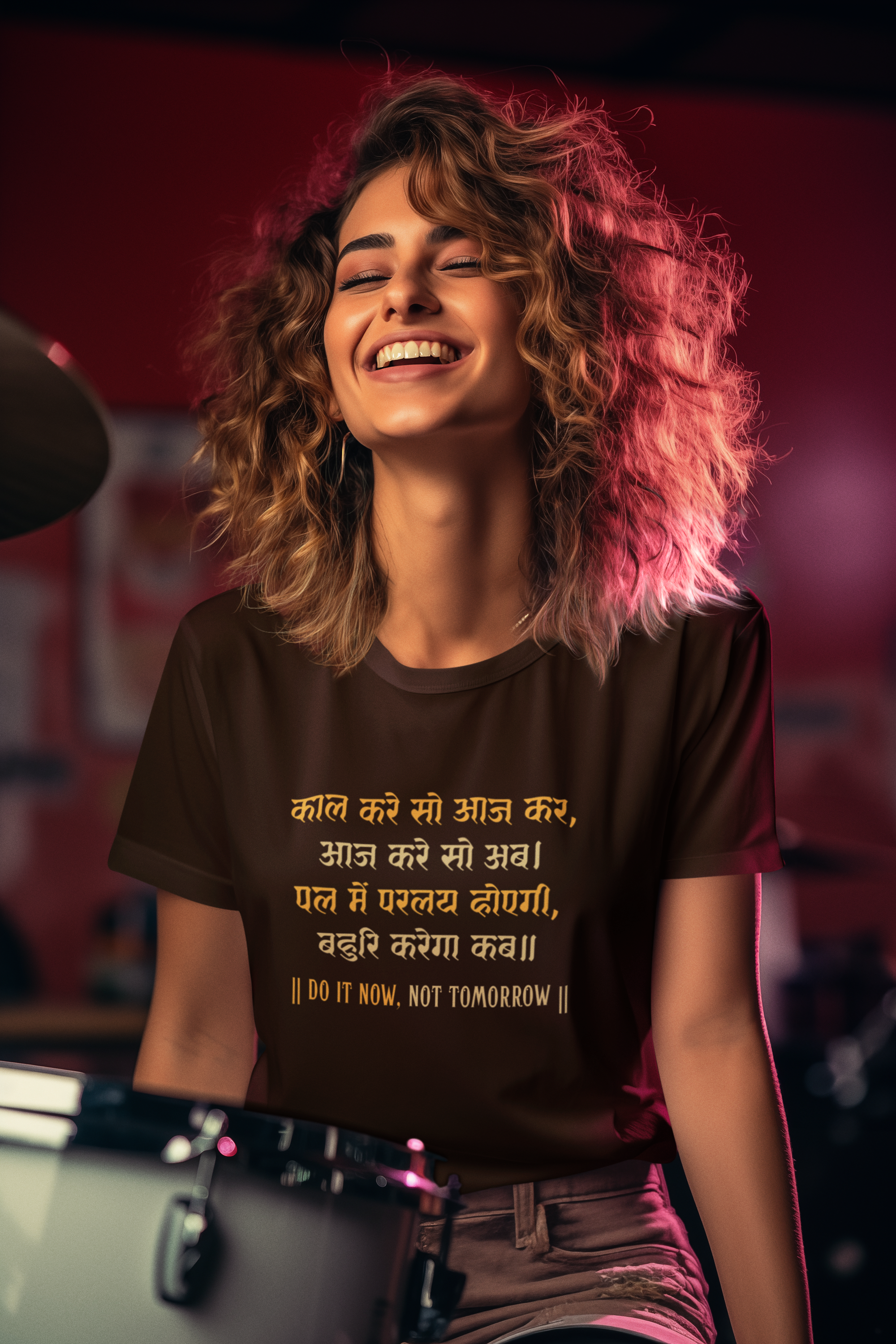 Kabir's Wisdom Men's T-Shirt Collection - "Do It Now, Not Tomorrow"
