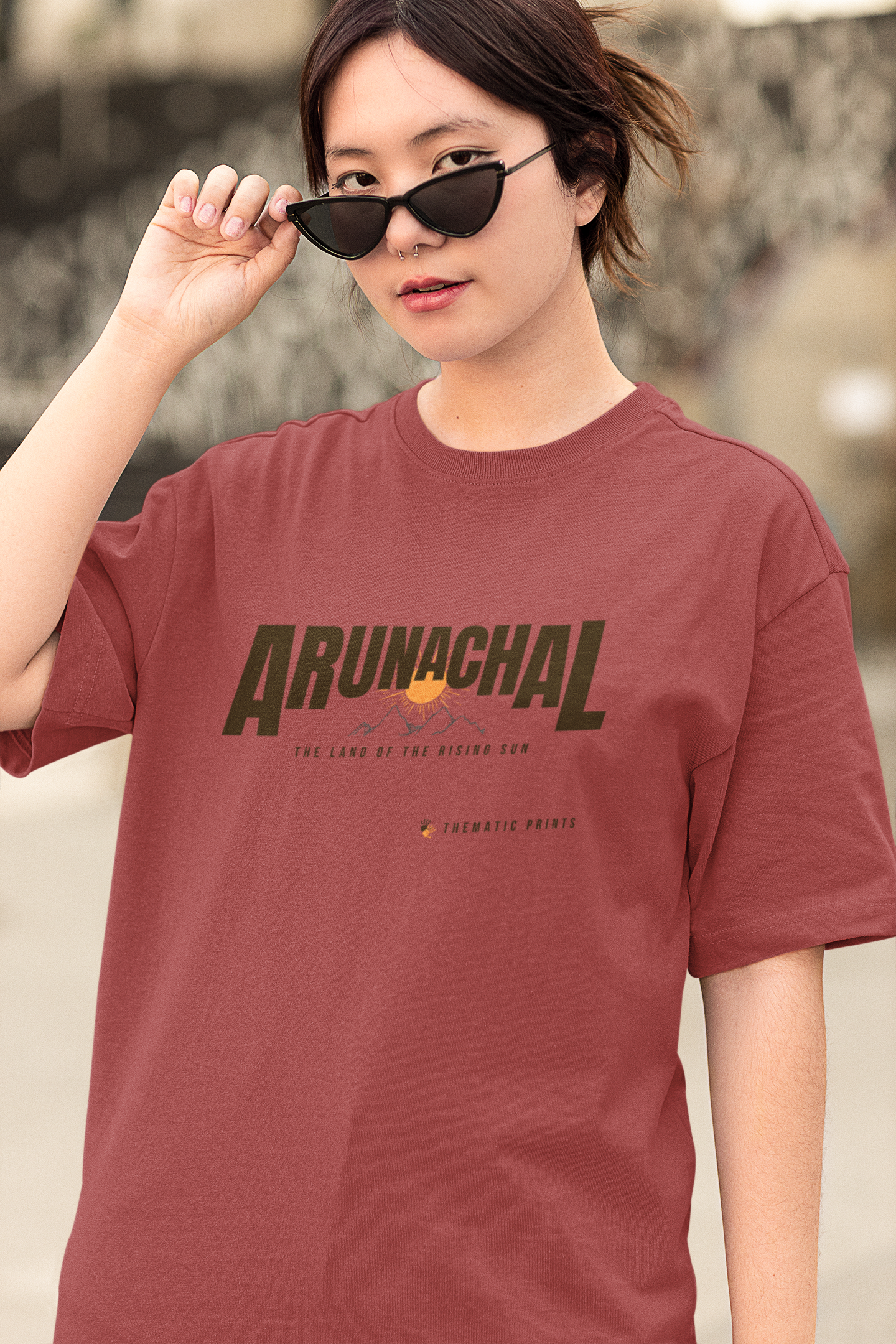 Seven Sisters Collection - Arunachal | Unisex Oversized T-Shirt