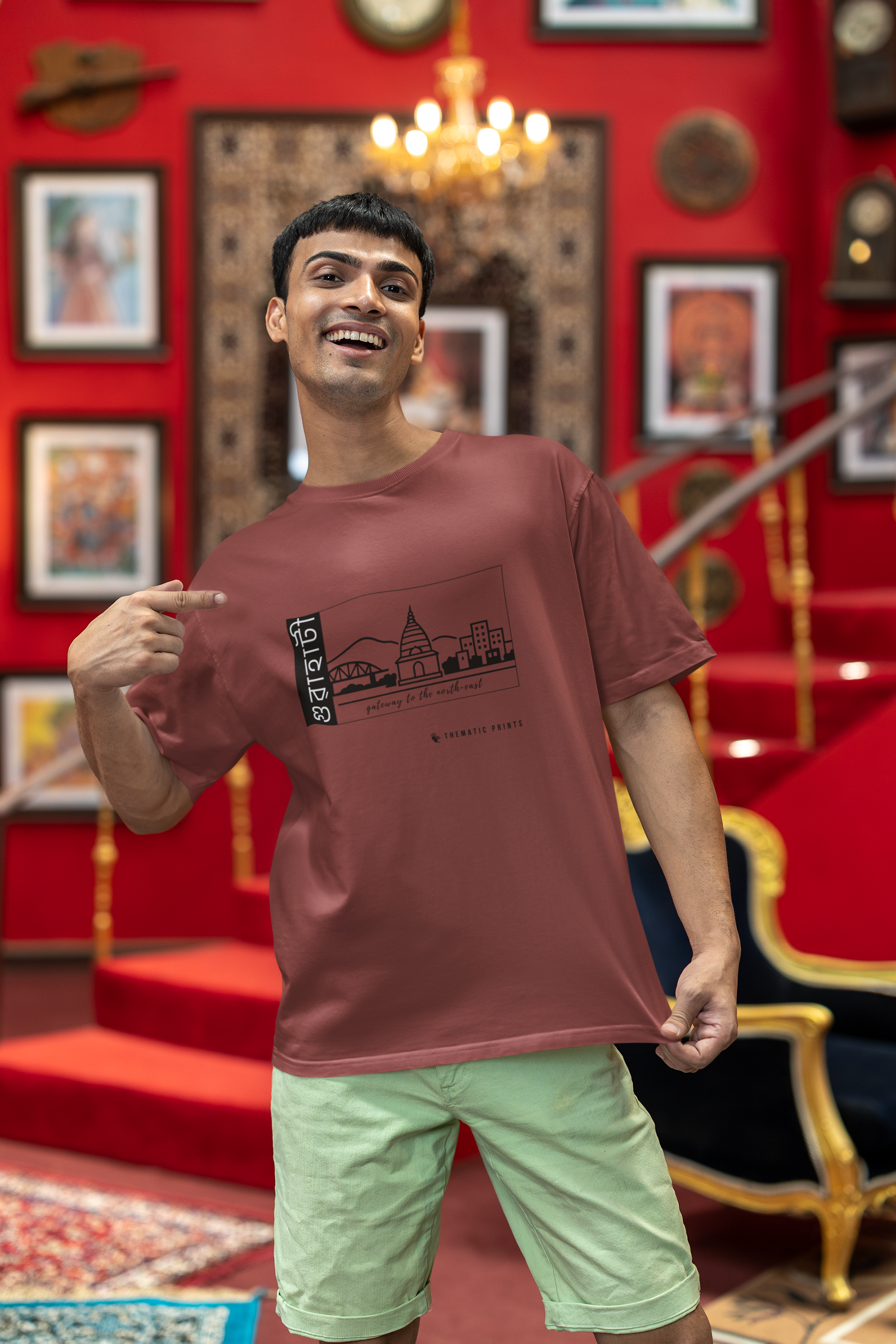 Seven Sisters Collection - Guwahati | Unisex Oversized T-Shirt
